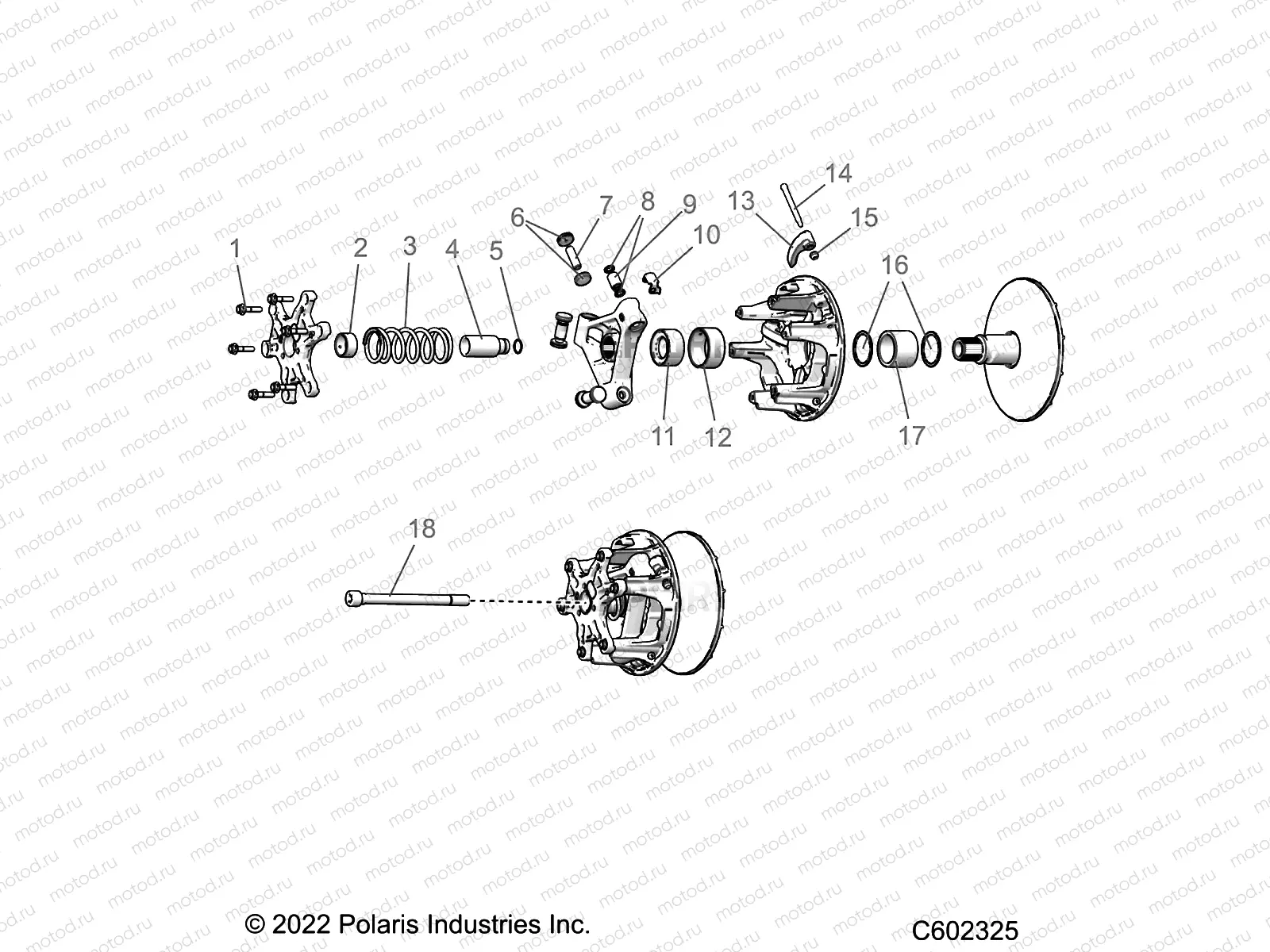 DRIVE TRAIN | DRIVE TRAIN, CLUTCH, PRIMARY - S23TKP9FS (C601758)