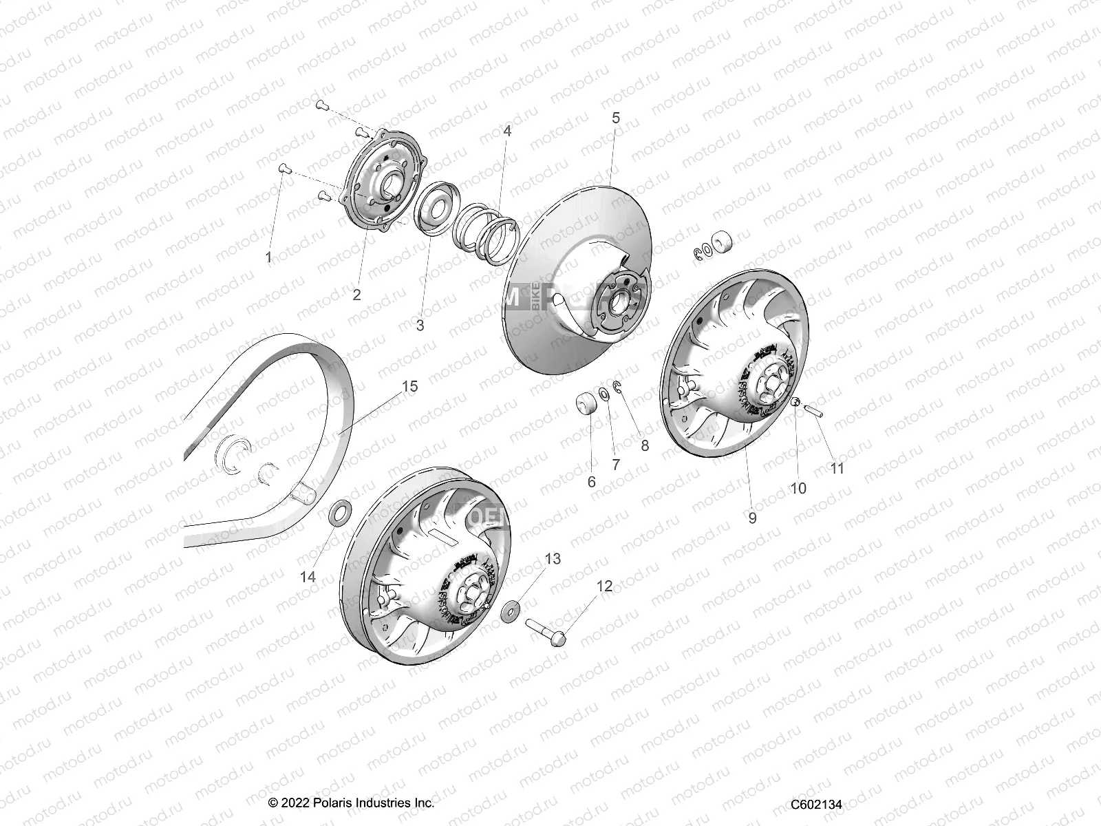 DRIVE TRAIN | DRIVE TRAIN, CLUTCH, SECONDARY - S23TLF9FS (C602134)