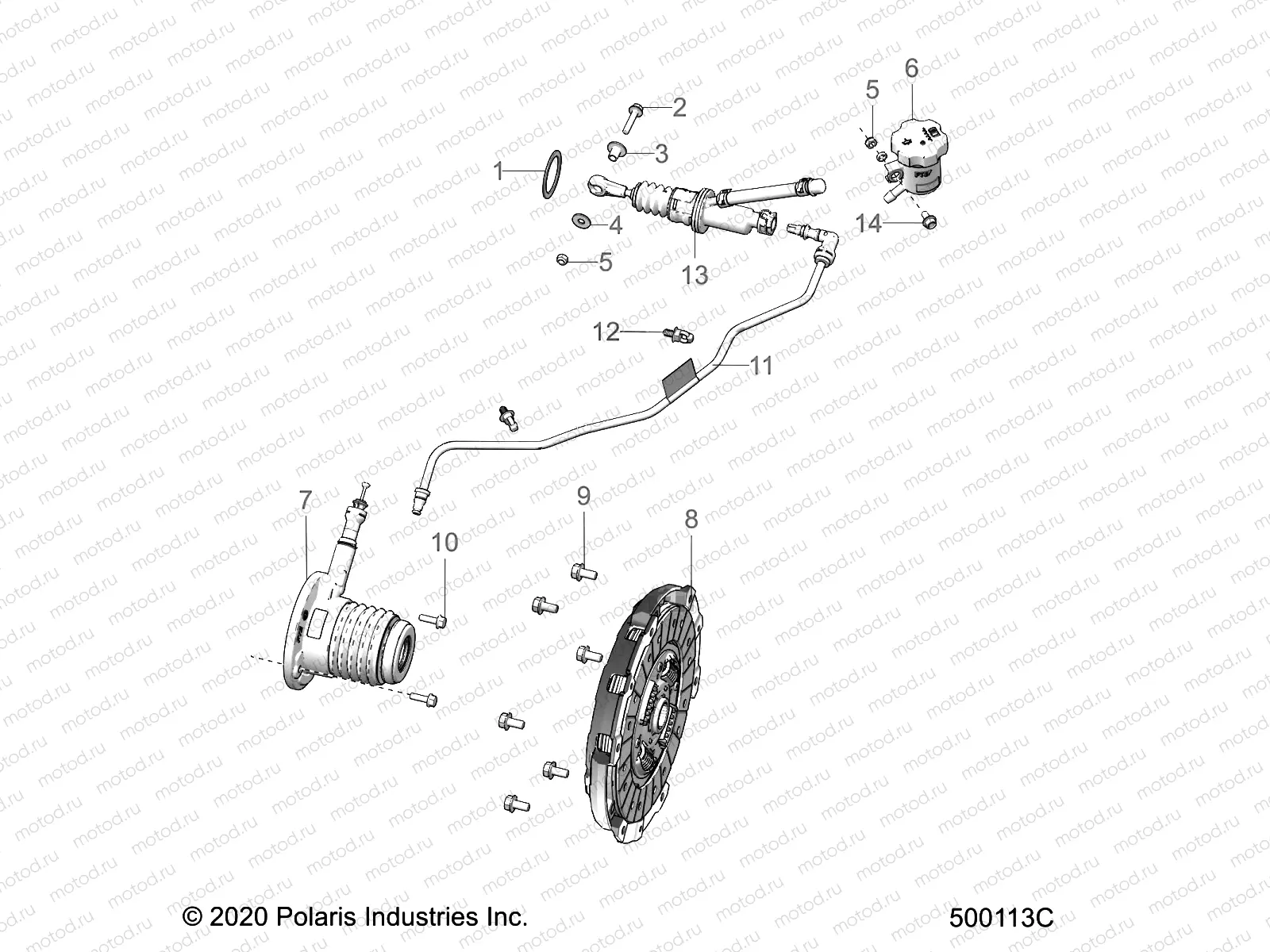 DRIVE TRAIN | DRIVE TRAIN, CLUTCH - T21AARGB/SGD ALL OPTIONS (500113C)