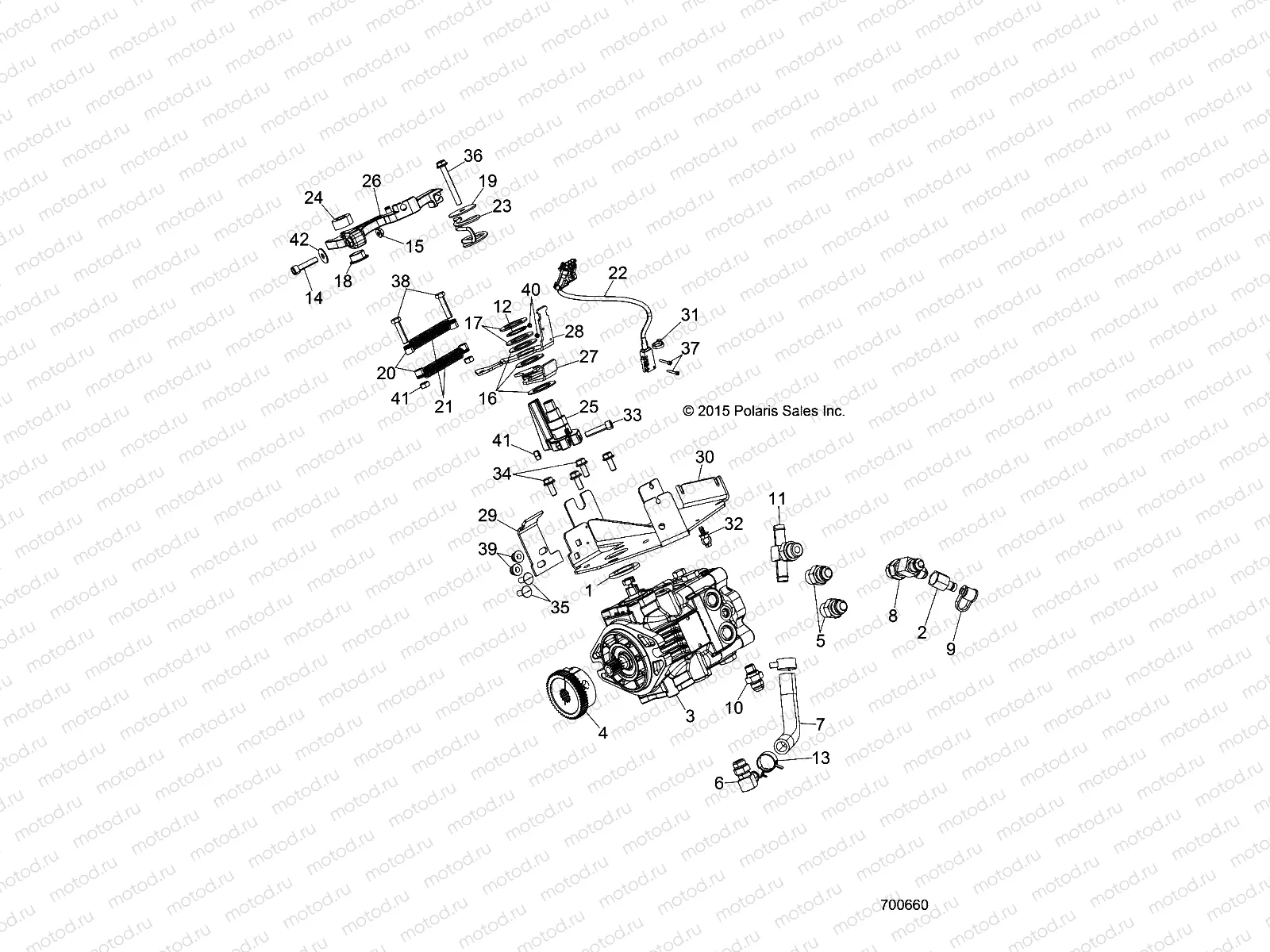 DRIVE TRAIN | DRIVE TRAIN, DRIVE PUMP - R16B1PD1AA/2P (700660)