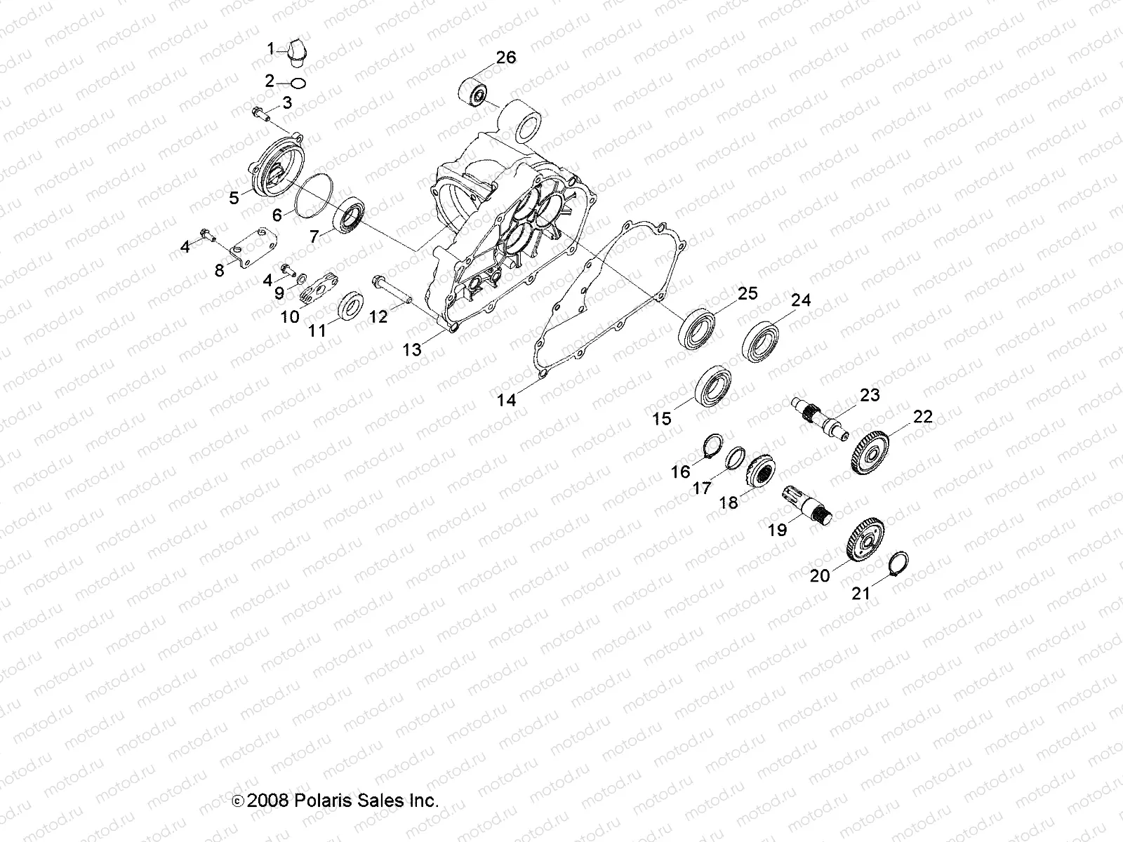 DRIVE TRAIN | DRIVE TRAIN, DRIVE SHAFT - A10VA17AA/AD (49RGRSHAFTDRV09RZR170)