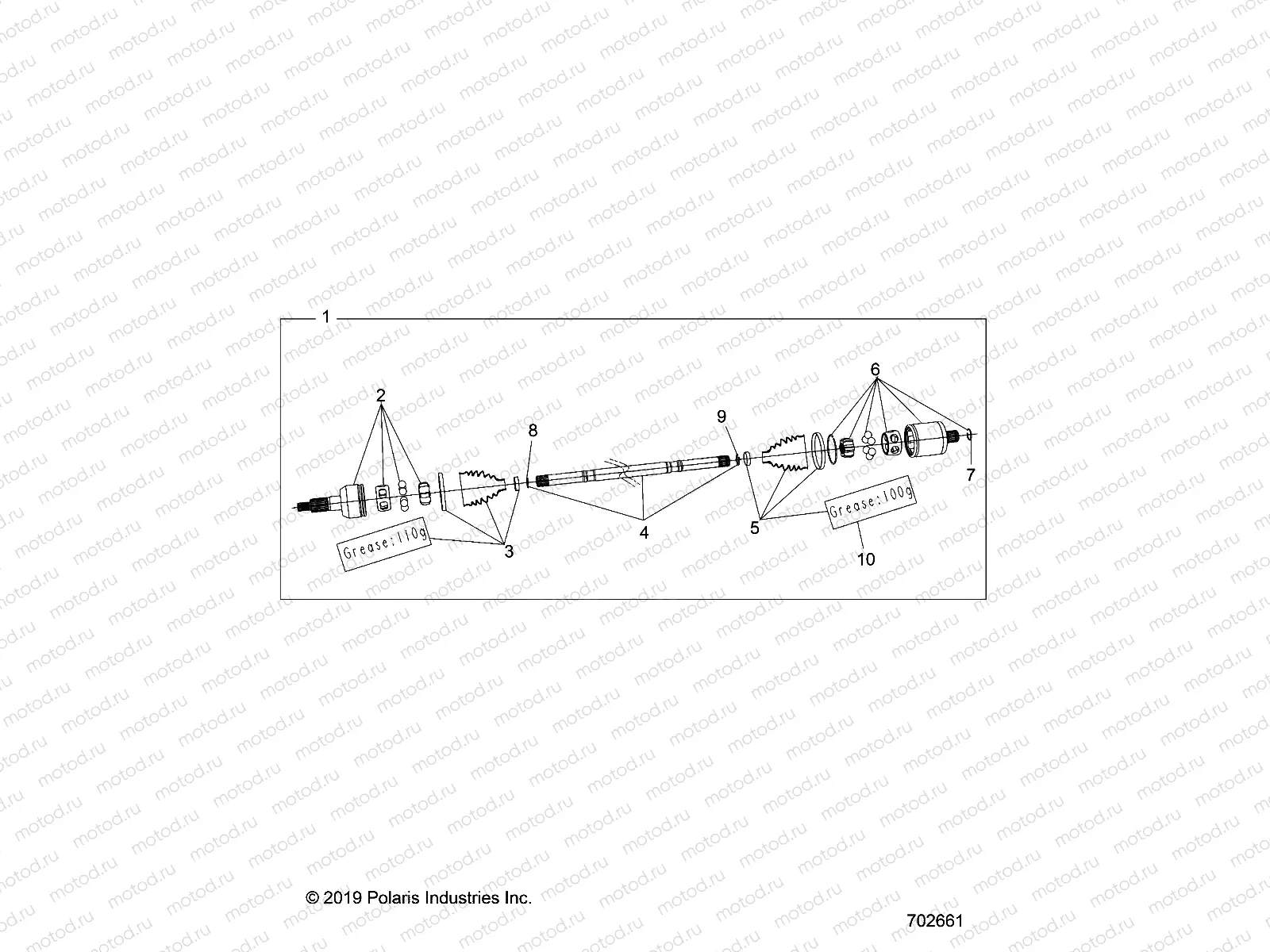 DRIVE TRAIN | DRIVE TRAIN, DRIVE SHAFT, REAR - D20BBP99A4/B4/FP99A4 (702661)