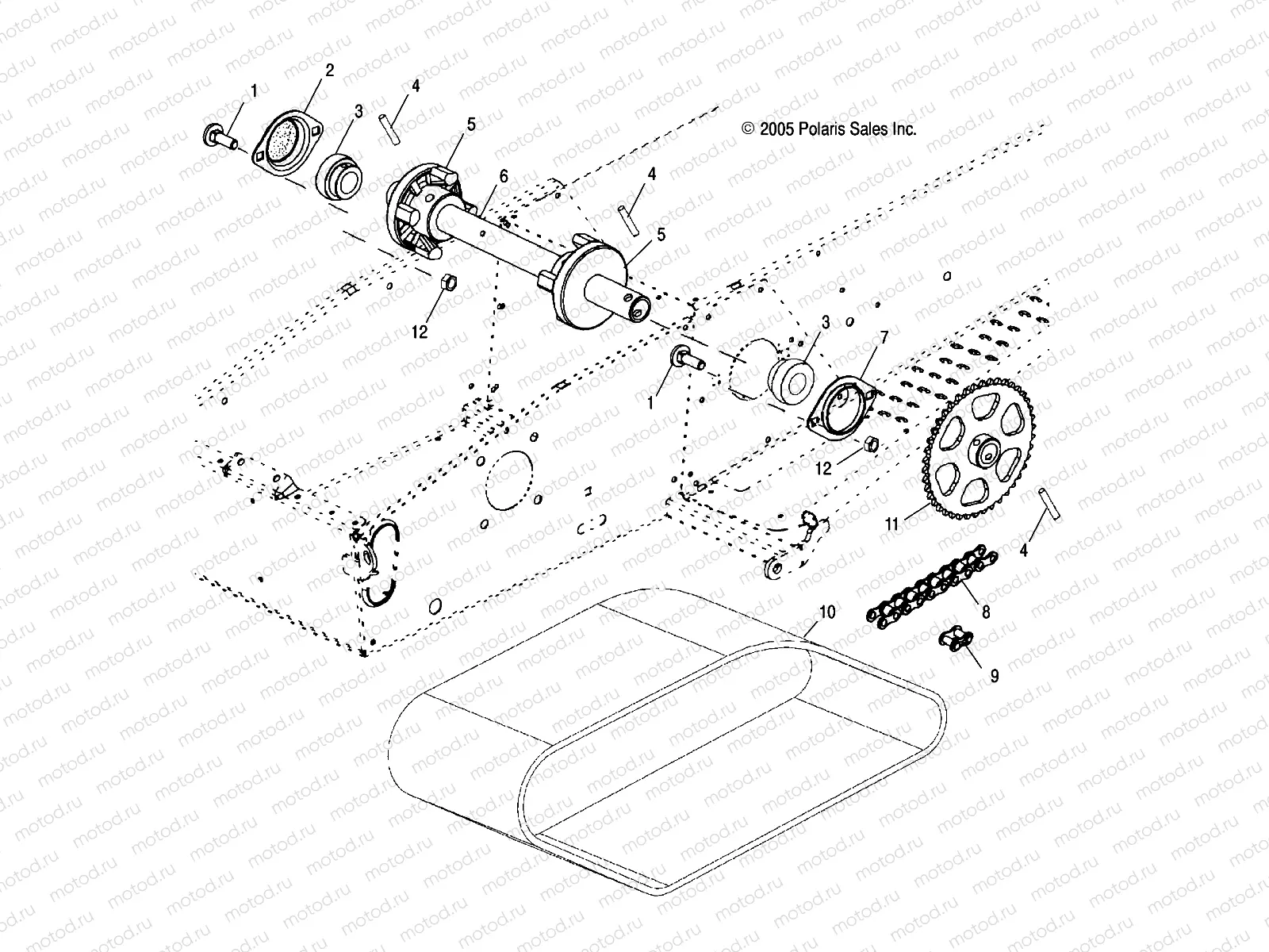 DRIVE TRAIN | DRIVE TRAIN, DRIVE SHAFT - S20WAA1ASA/AEA (4997579757A13)