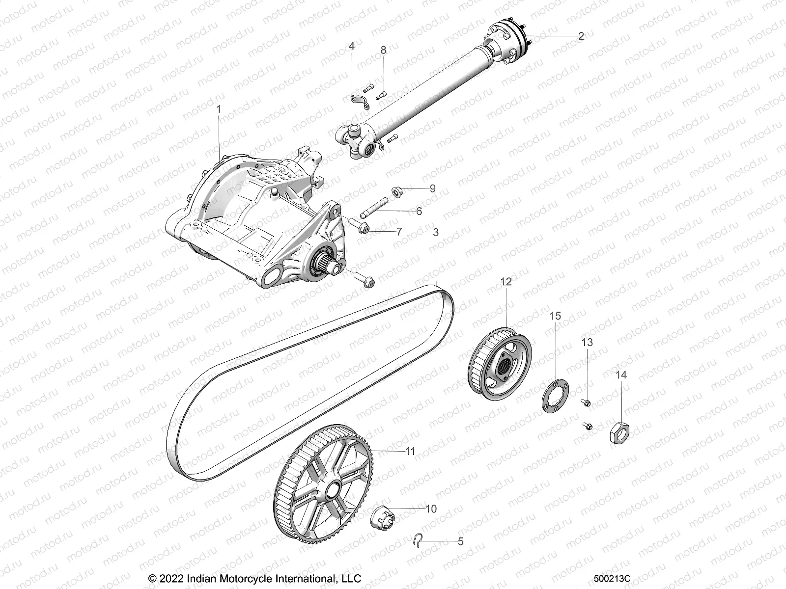 DRIVE TRAIN | DRIVE TRAIN, DRIVELINE - T21AARGB/SGD ALL OPTIONS (500213C)