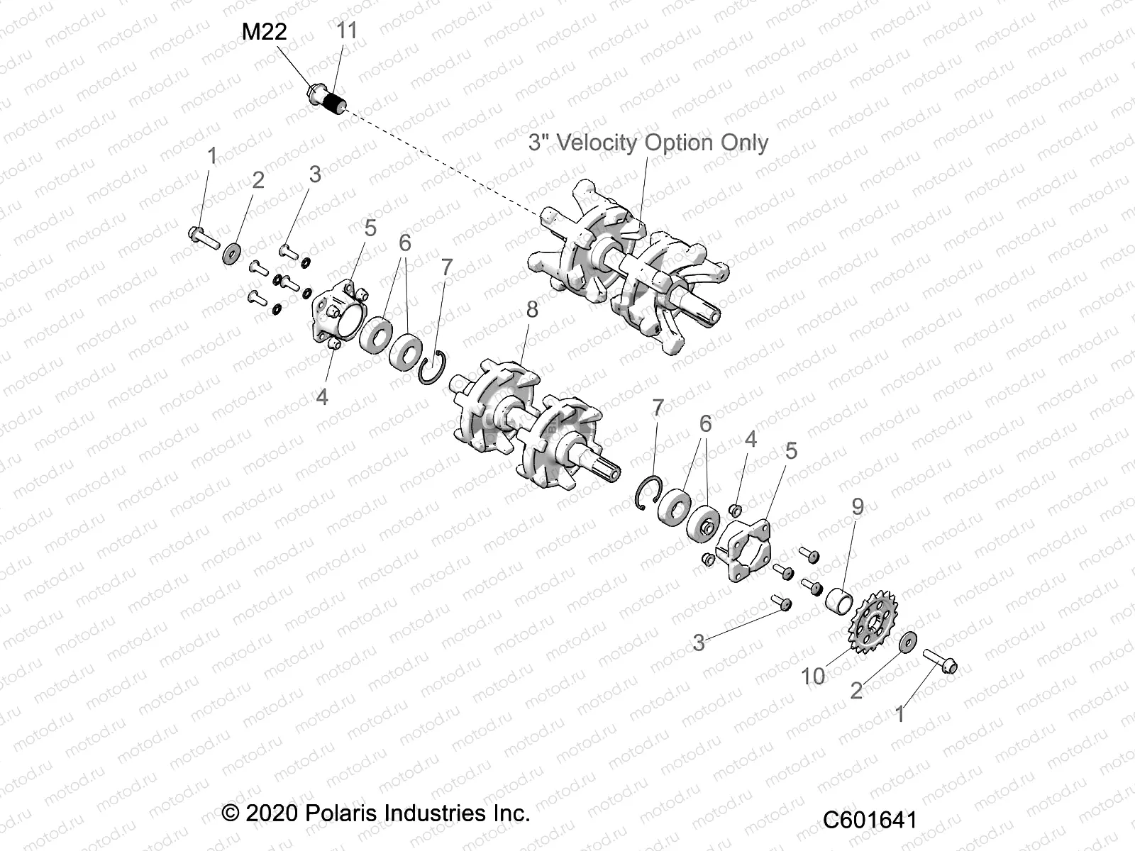 DRIVE TRAIN | DRIVE TRAIN, DRIVESHAFT ASM. - J21UKB/UKC/UKE/USB/USC/UMC/UMG ALL OPTIONS (600657)