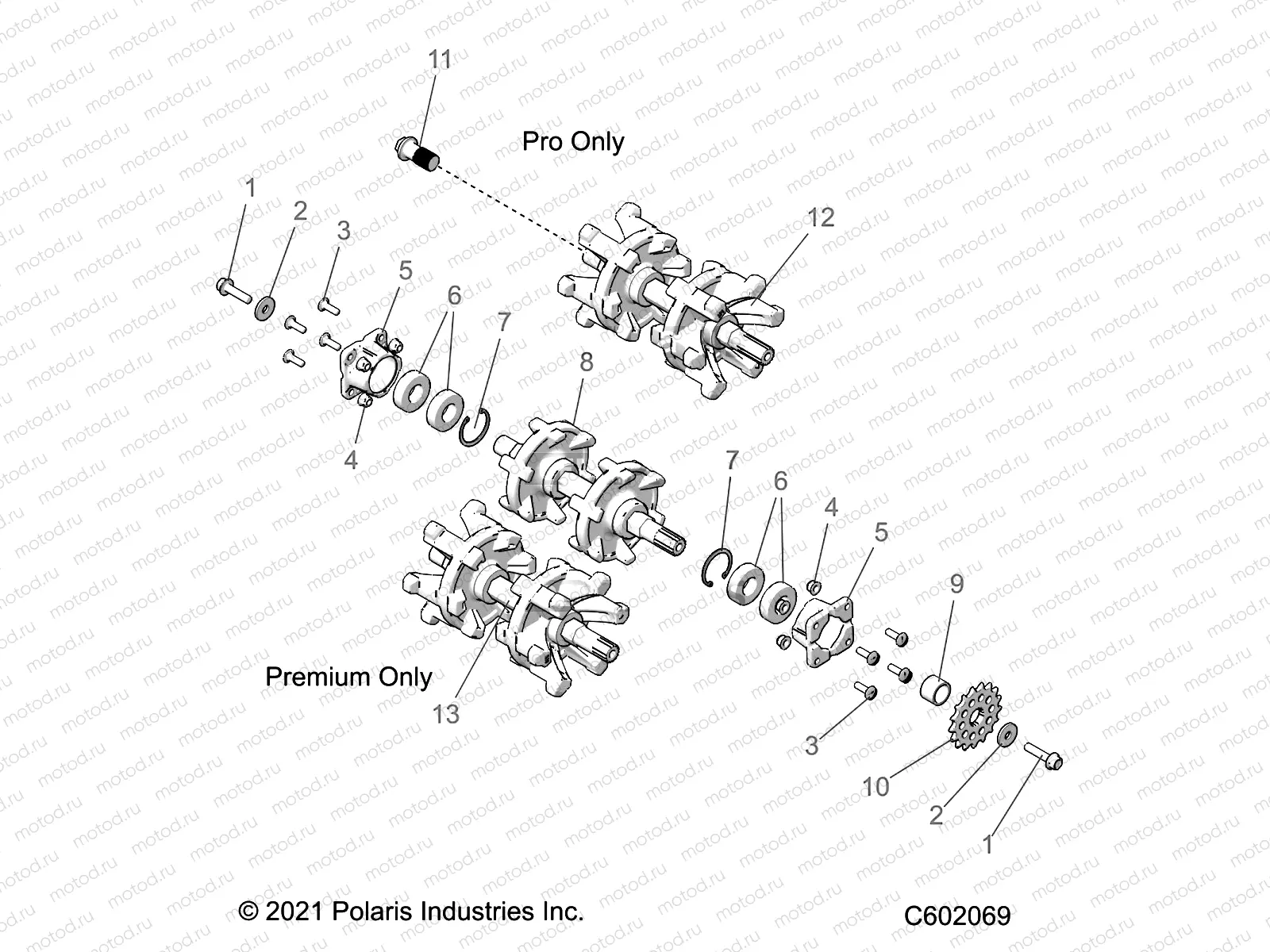 DRIVE TRAIN | DRIVE TRAIN, DRIVESHAFT ASM. - J22DRBX/DREX/DRGX/DRHX/DMCX/DMFX/DMGX ALL OPTIONS (C602069)