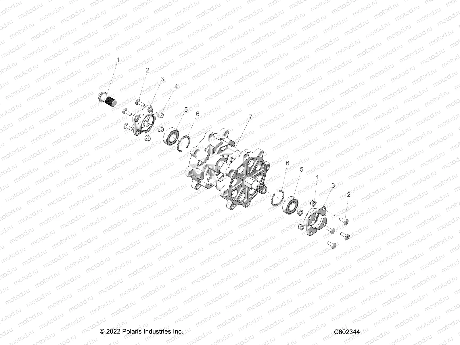 DRIVE TRAIN | DRIVE TRAIN, DRIVESHAFT ASM. - J23FBLXXXA (C602344)