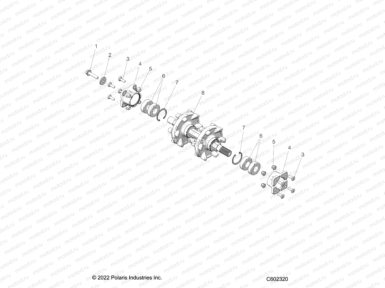 DRIVE TRAIN | DRIVE TRAIN, DRIVESHAFT ASM. - J23UKBX/UKEX/USGX (C602320)
