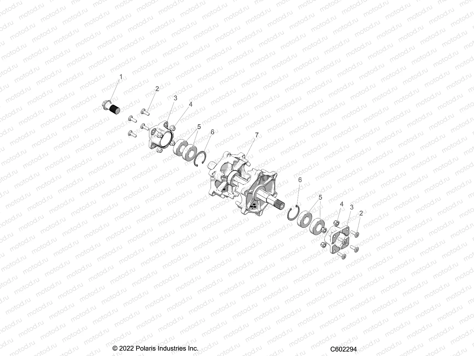 DRIVE TRAIN | DRIVE TRAIN, DRIVESHAFT ASM. - J23UNC/UNF/UNG/UNH (C602294)