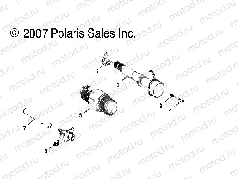 DRIVE TRAIN | DRIVE TRAIN, DRUM SHIFT - A09PB20EB (49ATVSHIFT09PHXQD)