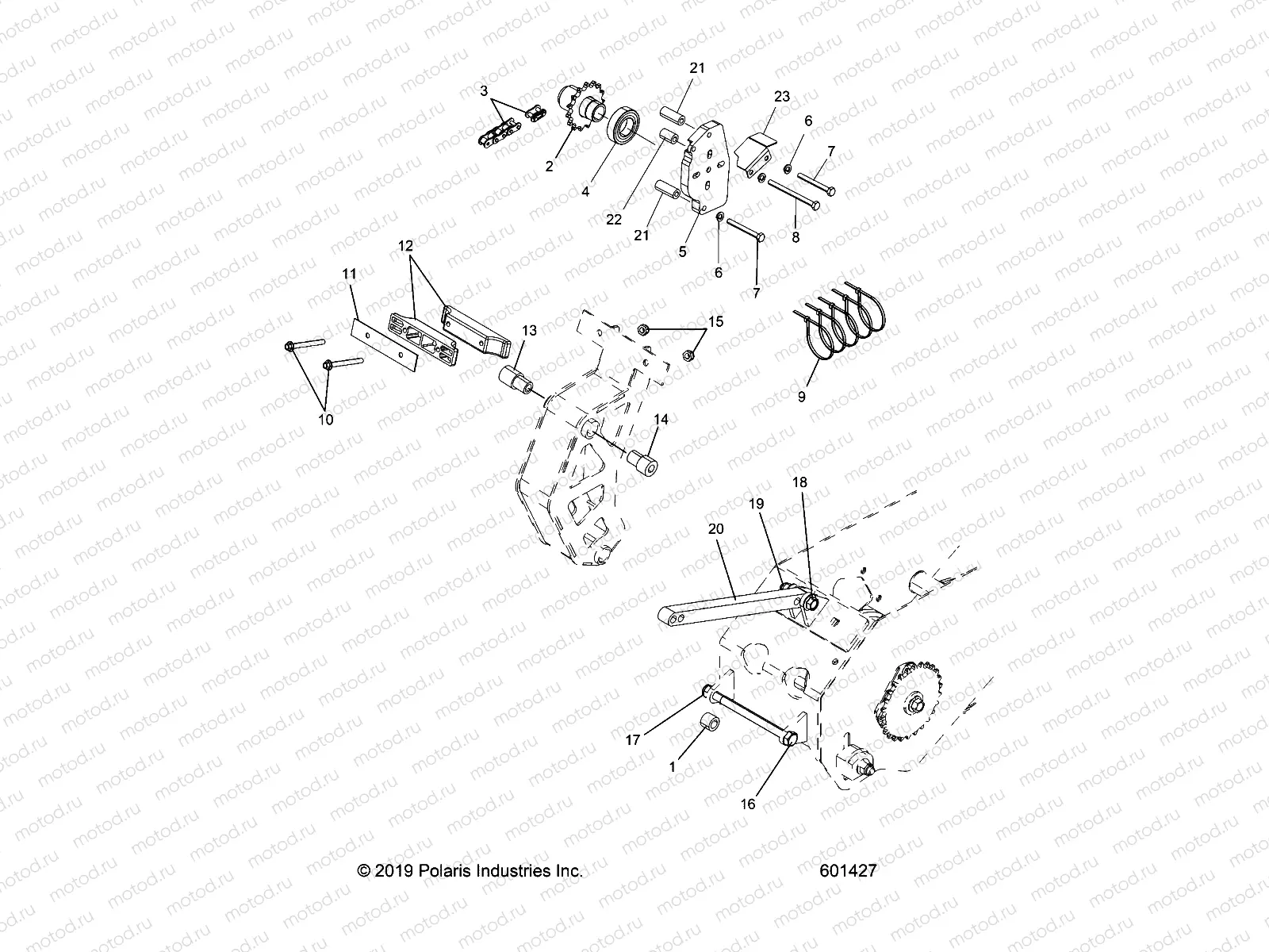 DRIVE TRAIN | DRIVE TRAIN, FIT KIT (FOR YAMAHA®) - J22RTAXXXA (601427)
