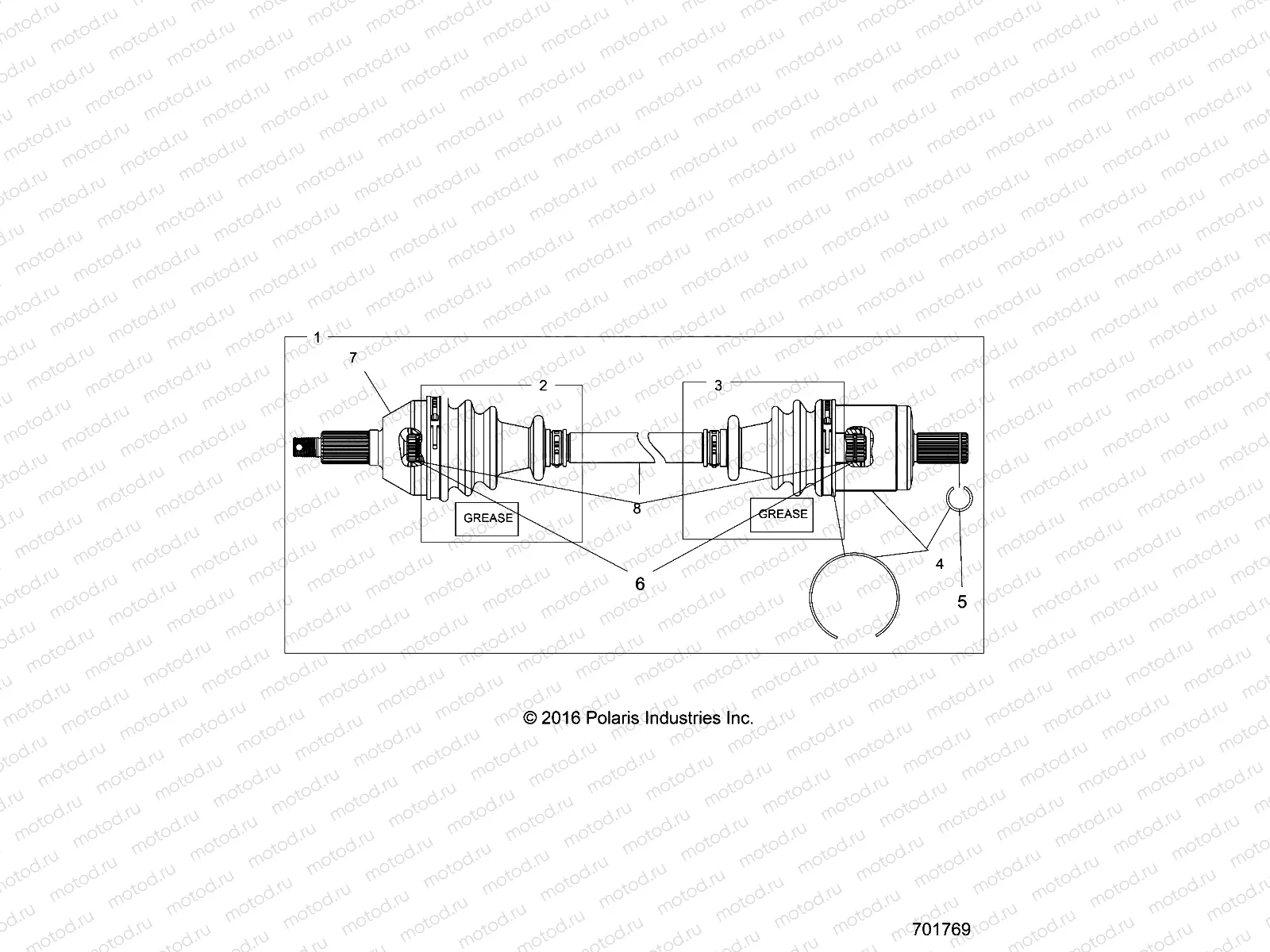DRIVE TRAIN | DRIVE TRAIN, FRONT DRIVE SHAFT - R18RMAL4G9 (701769)