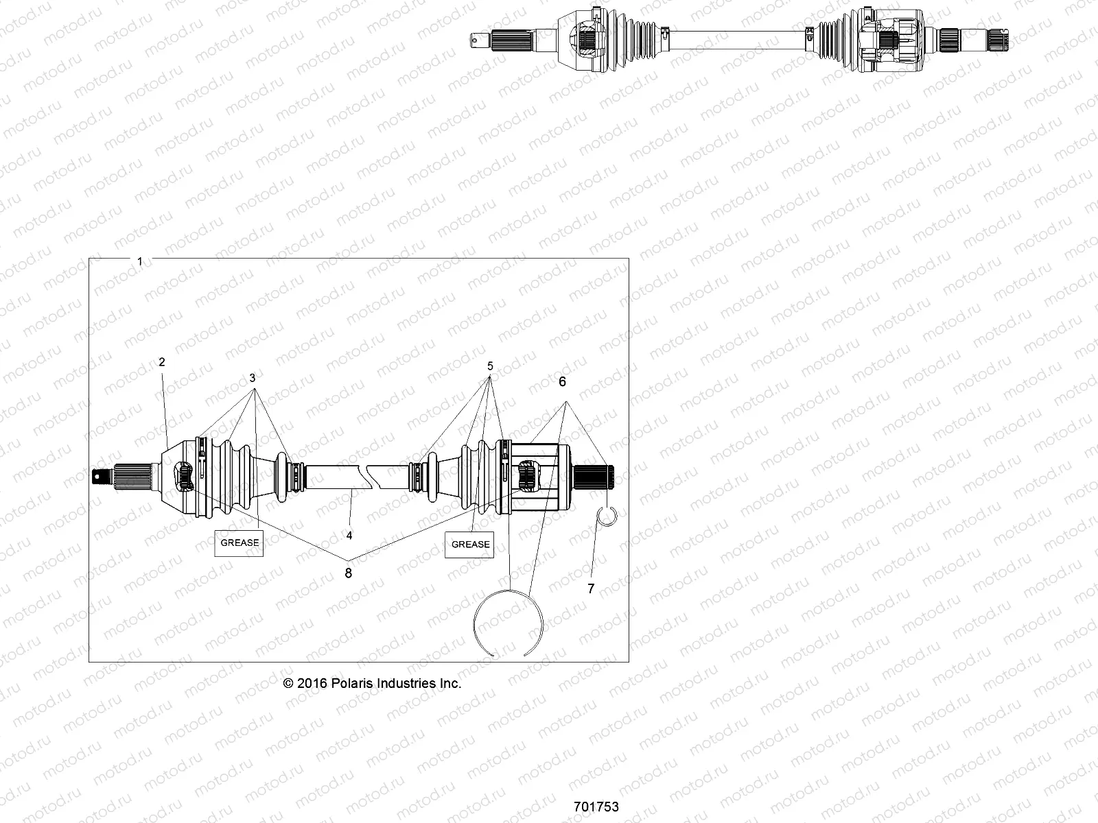DRIVE TRAIN | DRIVE TRAIN, FRONT DRIVE SHAFT - R20MAAE4F4/F9 (701753)