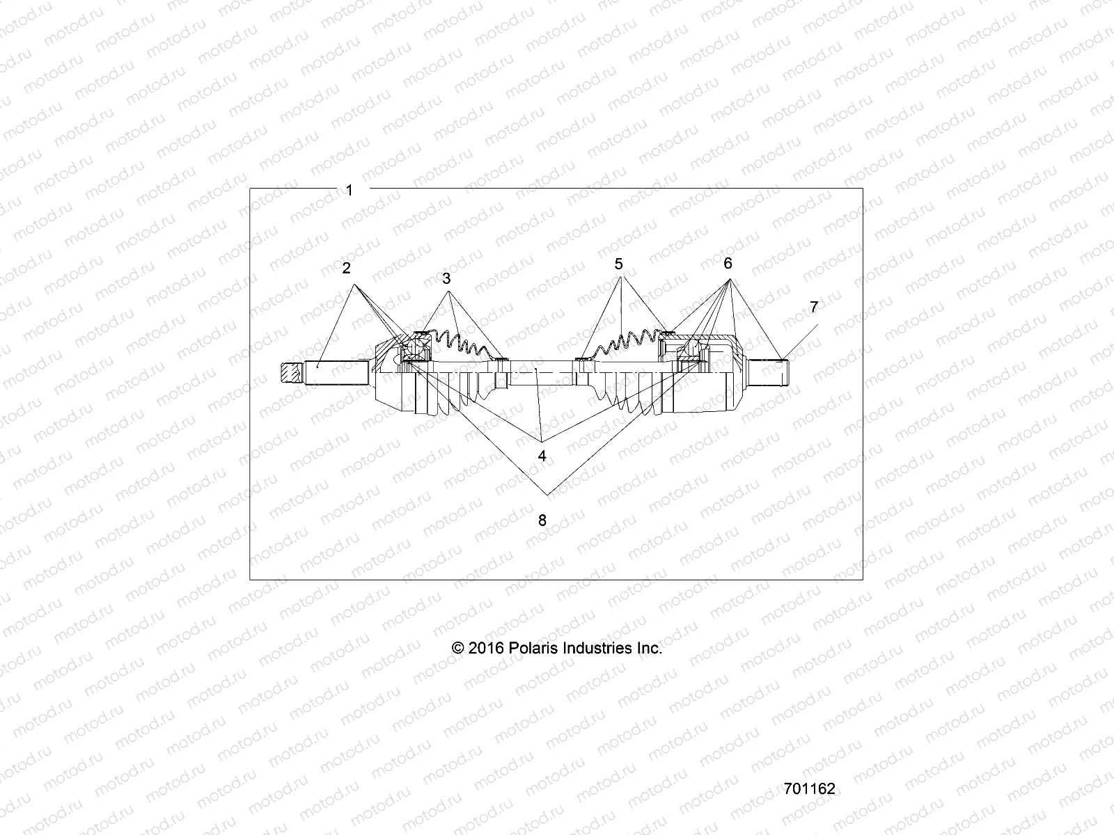 DRIVE TRAIN | DRIVE TRAIN, FRONT DRIVE SHAFT - R22CDA57A1 (701162)