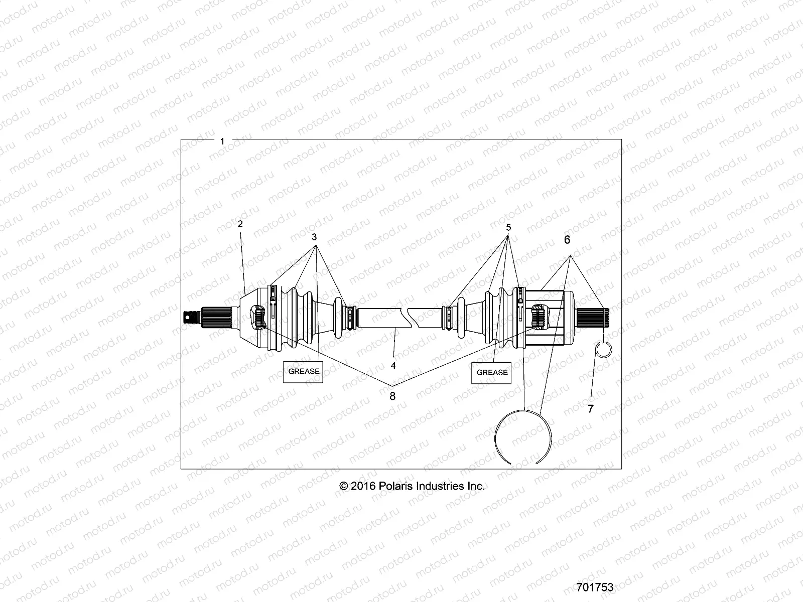 DRIVE TRAIN | DRIVE TRAIN, FRONT DRIVE SHAFT - R22MAAE4B8/B9 (701753)