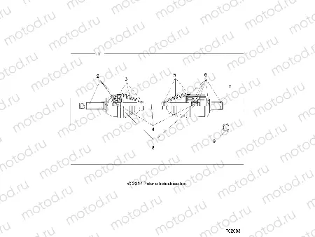 DRIVE TRAIN | DRIVE TRAIN, FRONT DRIVE SHAFT - R22MAU57B5 (702093)