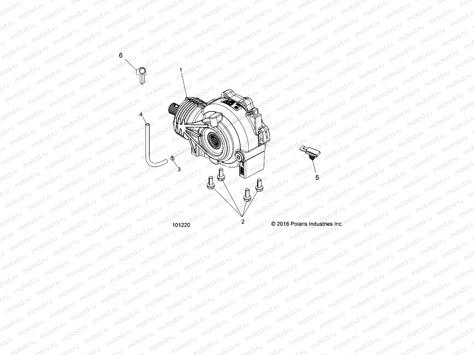 DRIVE TRAIN | DRIVE TRAIN, FRONT GEARCASE MOUNTING - A17DAH57A5 (101220)
