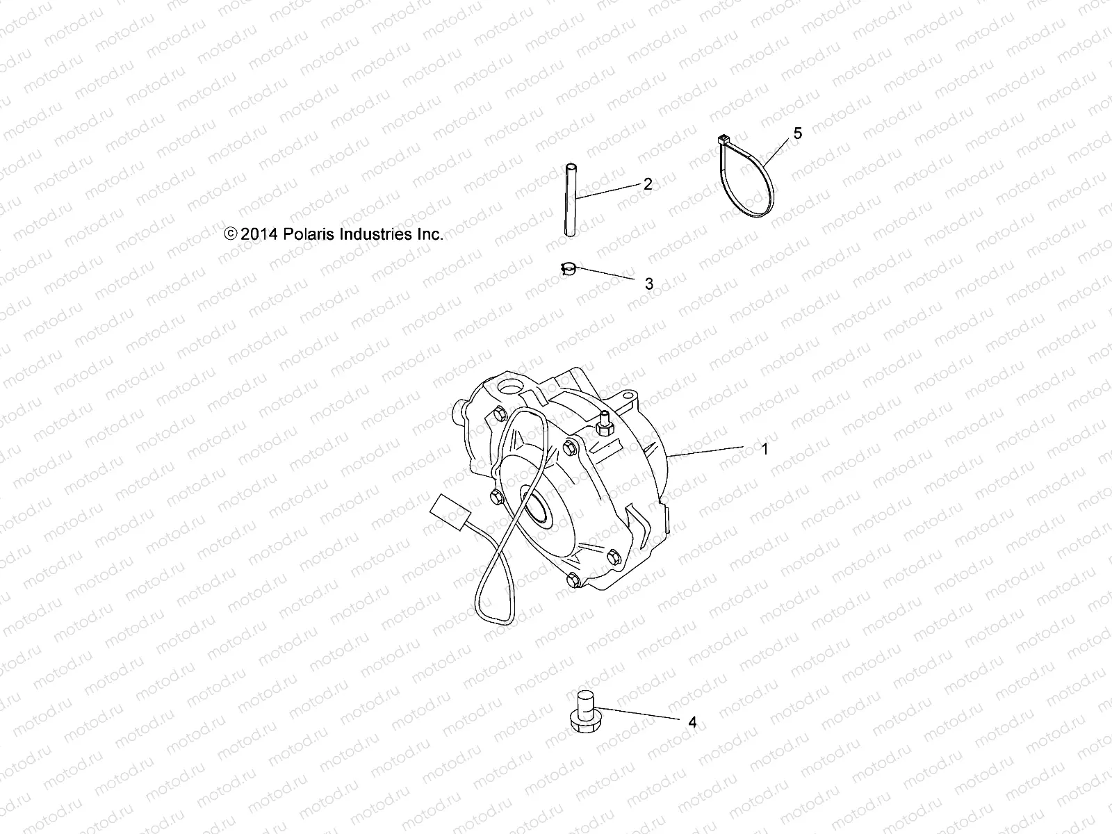 DRIVE TRAIN | DRIVE TRAIN, FRONT GEARCASE MOUNTING - A17SUH57N5 (49ATVGEARCASEMTG15UTE)