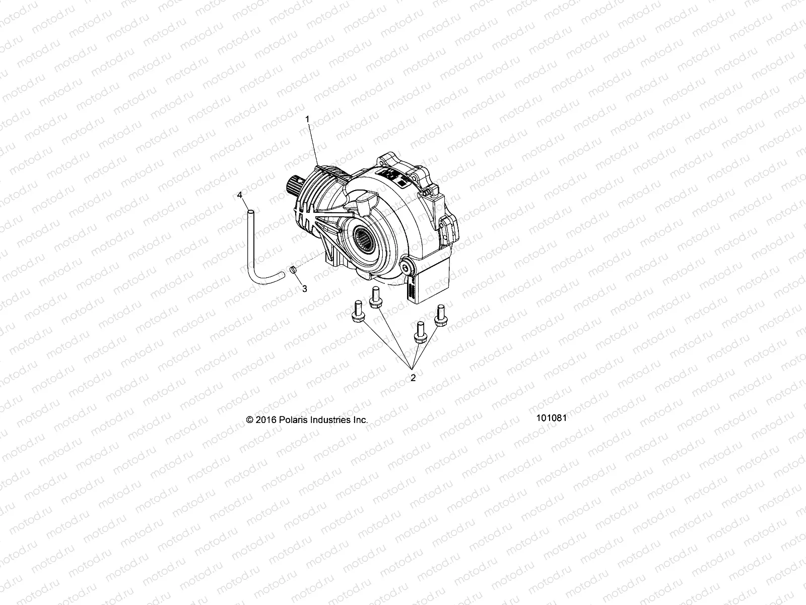DRIVE TRAIN | DRIVE TRAIN, FRONT GEARCASE MOUNTING- A18DAA57F5 (101081)