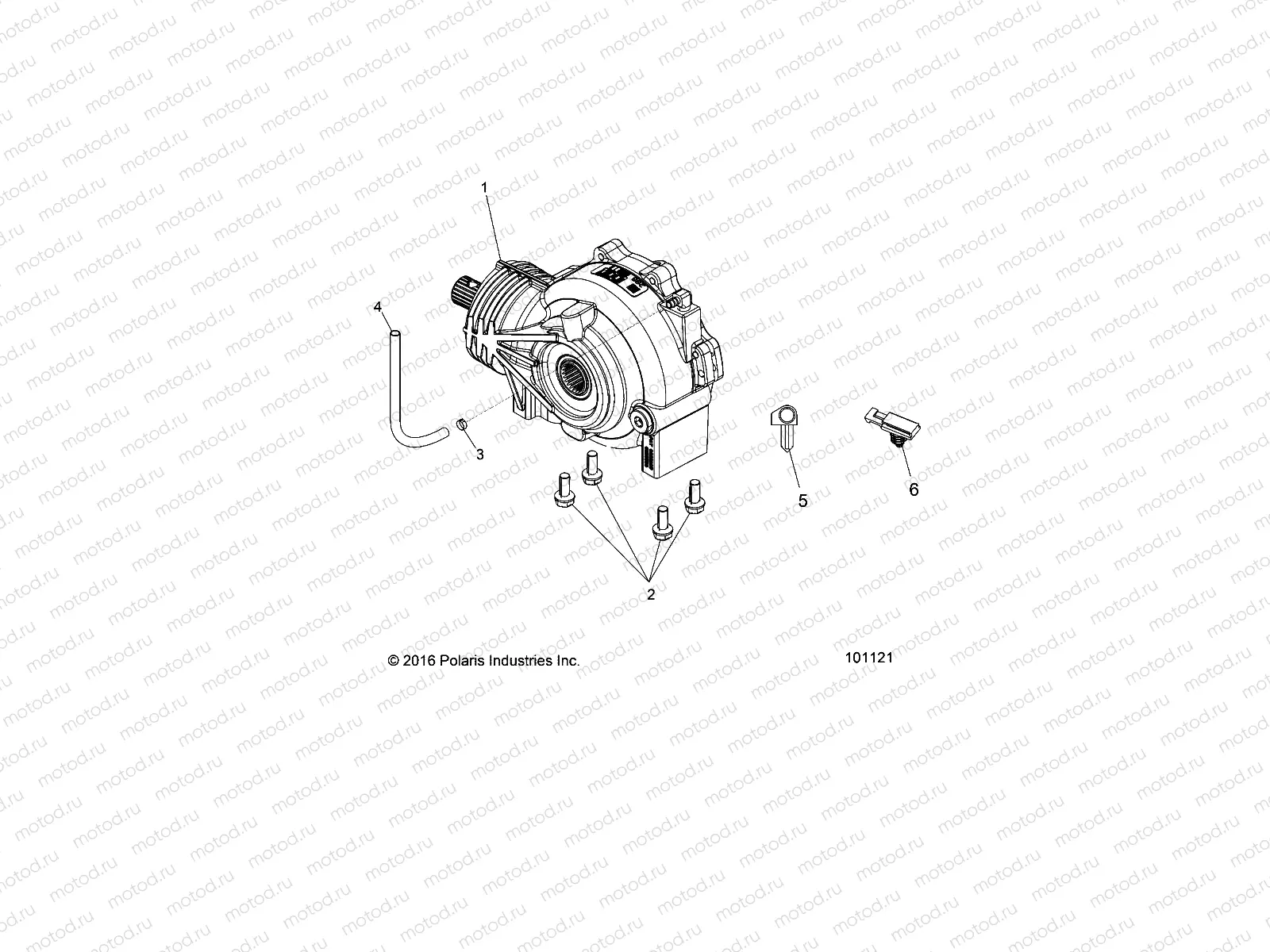 DRIVE TRAIN | DRIVE TRAIN, FRONT GEARCASE MOUNTING - A19DBA50A5 (101121)
