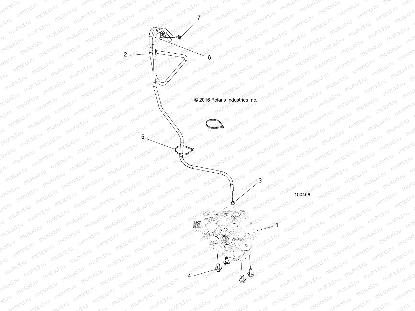 DRIVE TRAIN | DRIVE TRAIN, FRONT GEARCASE MOUNTING - A19S6E57R1 100458]