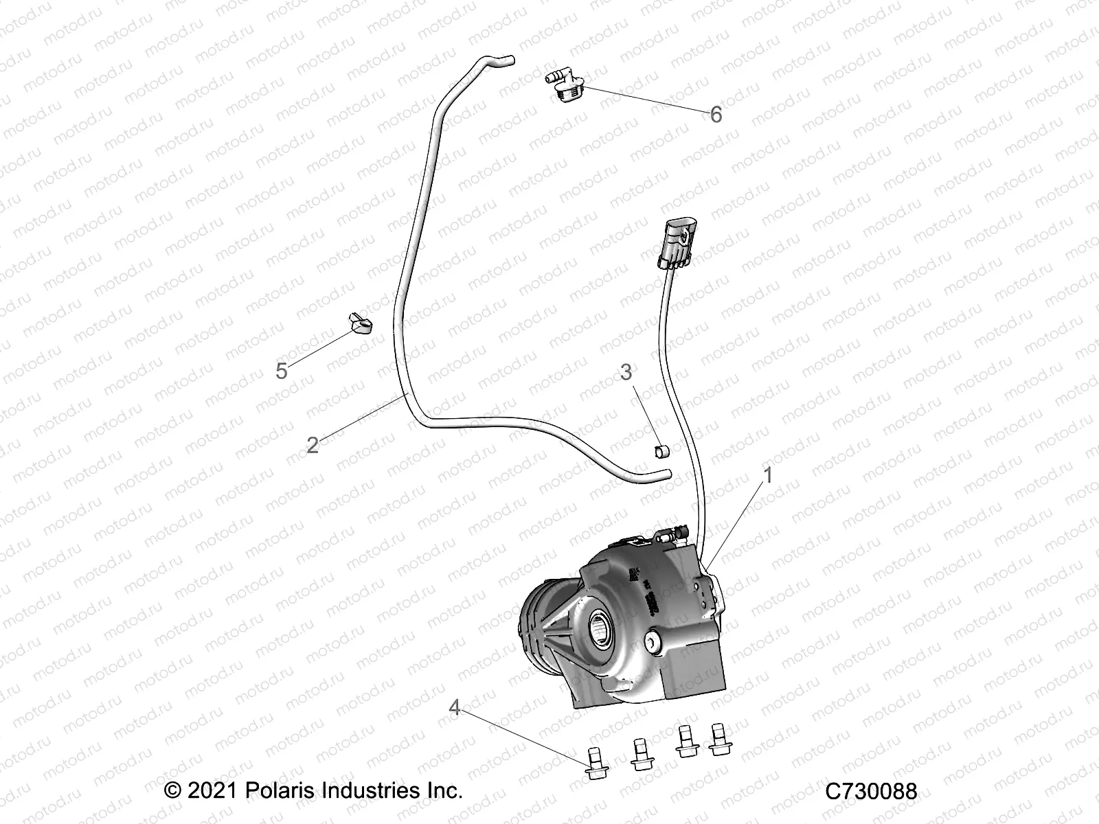 DRIVE TRAIN | DRIVE TRAIN, FRONT GEARCASE MOUNTING - D22M4A57B4/G57B4 (C730088)