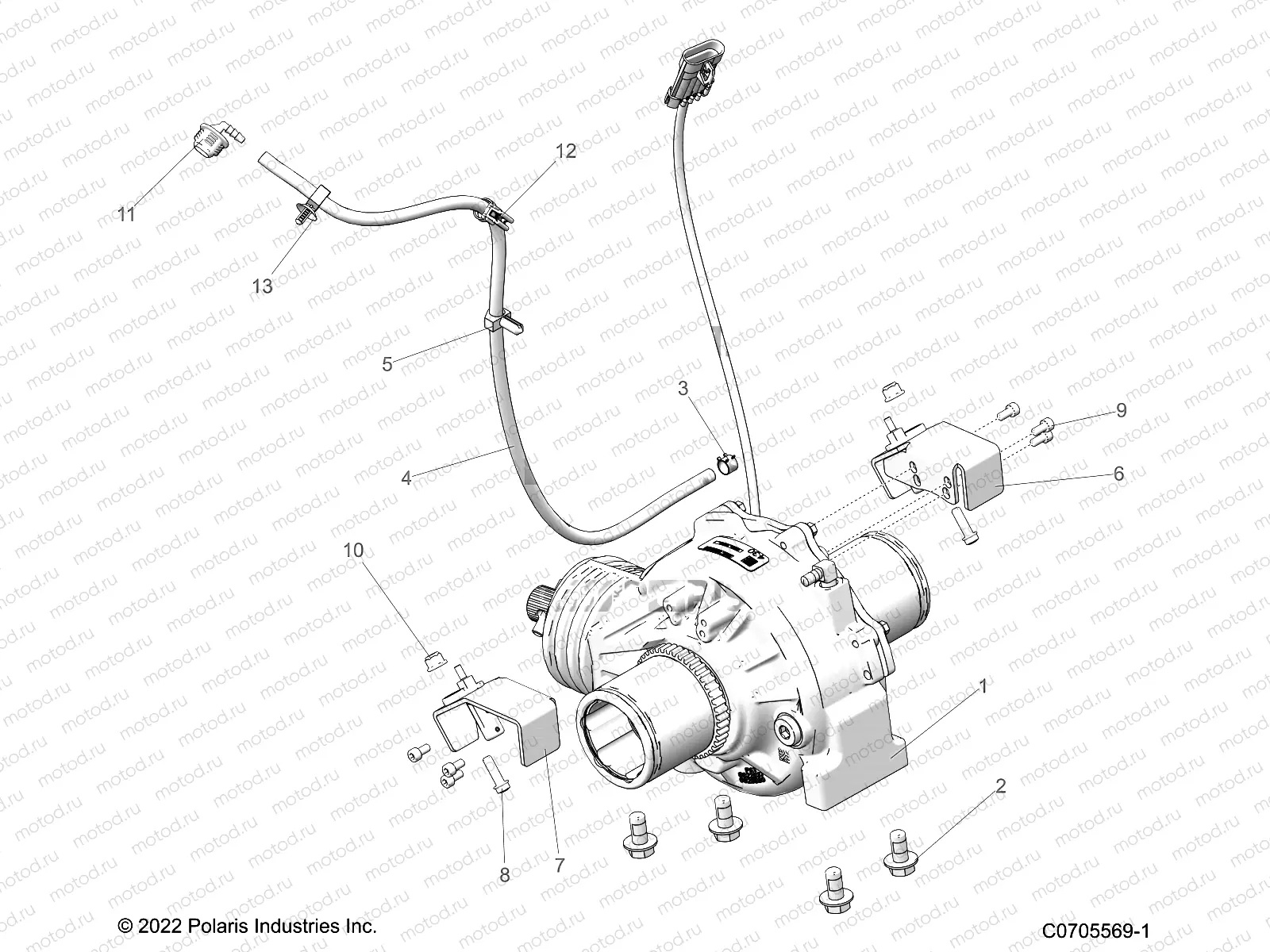 DRIVE TRAIN | DRIVE TRAIN, FRONT GEARCASE MOUNTING - G23GAB99CG/FG (702732)