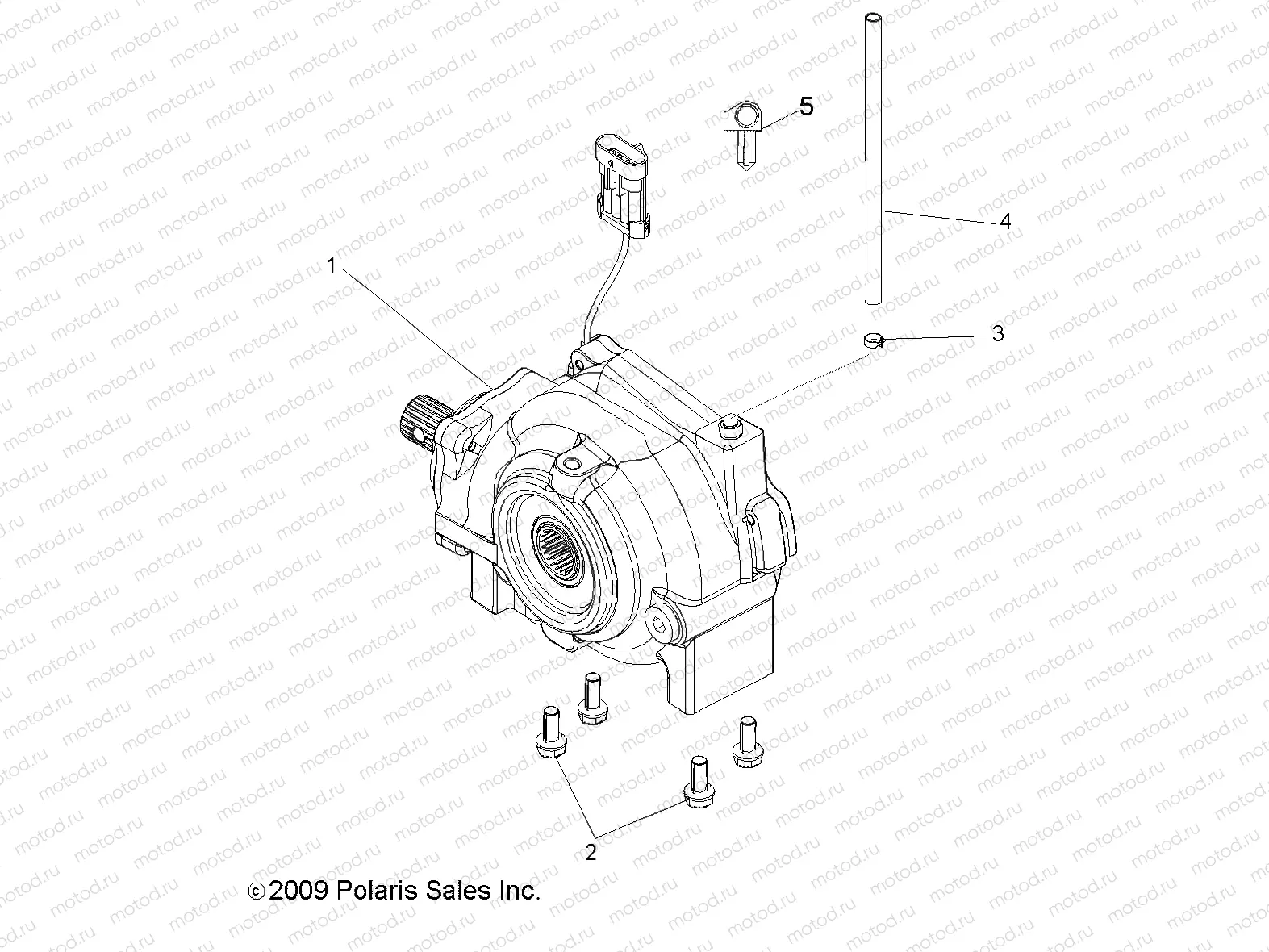 DRIVE TRAIN | DRIVE TRAIN, FRONT GEARCASE MOUNTING - R10VH76 ALL OPTIONS/VY76AZ (49RGRGEARCASEMTG10RZR)