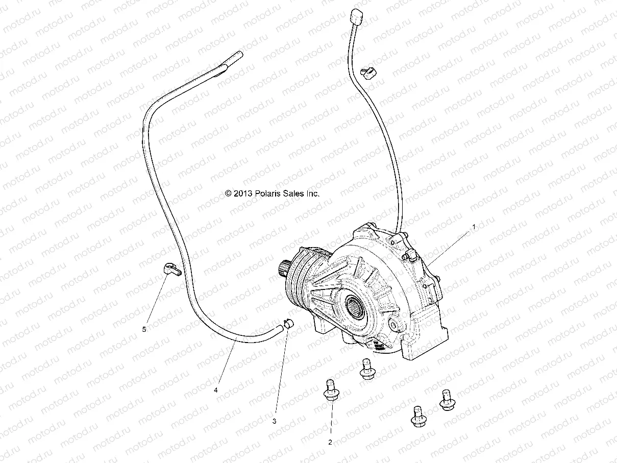 DRIVE TRAIN | DRIVE TRAIN, FRONT GEARCASE MOUNTING - R17RHE99NU (49RGRGEARCASEMTG14RZR1000)