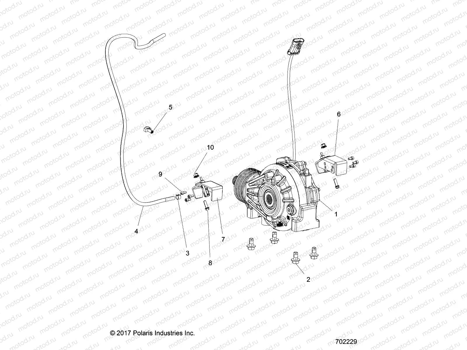 DRIVE TRAIN | DRIVE TRAIN, FRONT GEARCASE MOUNTING - R18RGE99FM/EFB/SCM/SCB/SFM/CCM (702229)