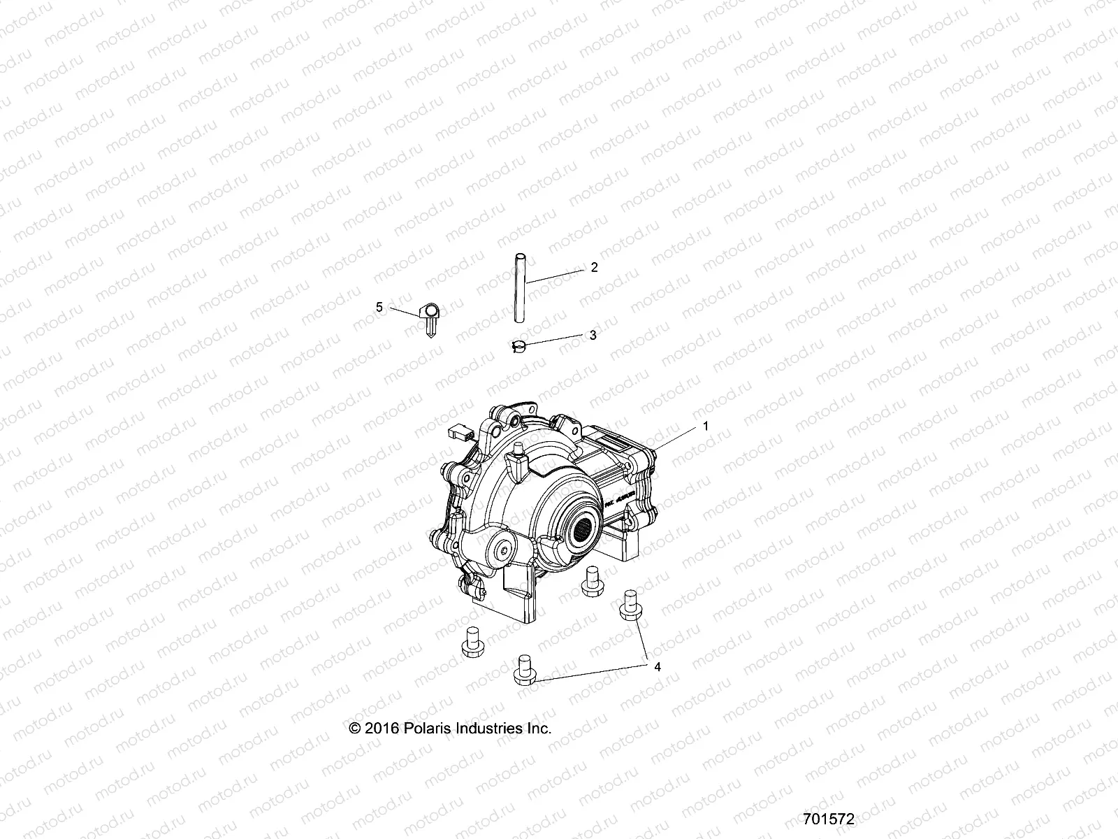 DRIVE TRAIN | DRIVE TRAIN, FRONT GEARCASE MOUNTING - R18RMAE4N8 (701572)