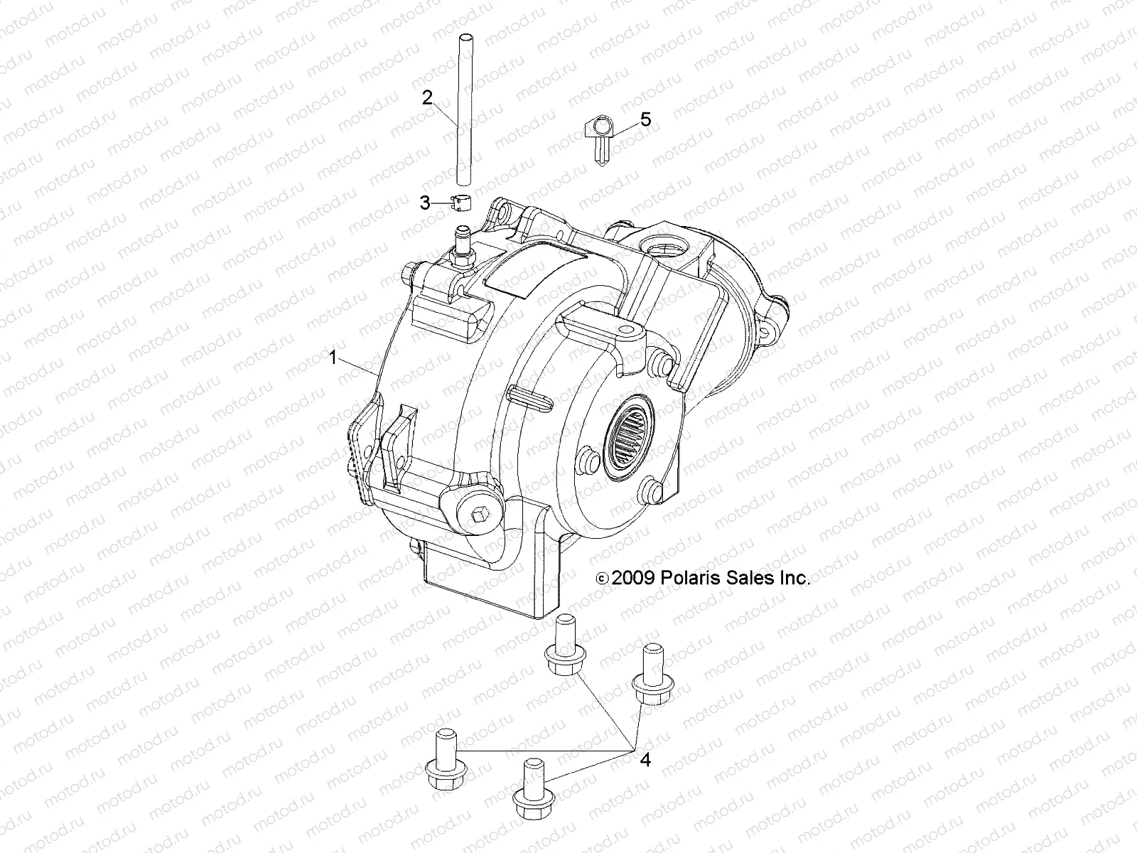 DRIVE TRAIN | DRIVE TRAIN, FRONT GEARCASE MOUNTING - R19RMA57F1/S57C1/F1 (49RGRGEARCASEMTG10450)