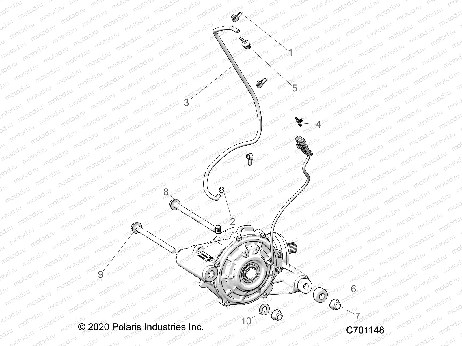 DRIVE TRAIN | DRIVE TRAIN, FRONT GEARCASE MOUNTING - R20T6U99AM/AS/BM/BS (C700688-1)