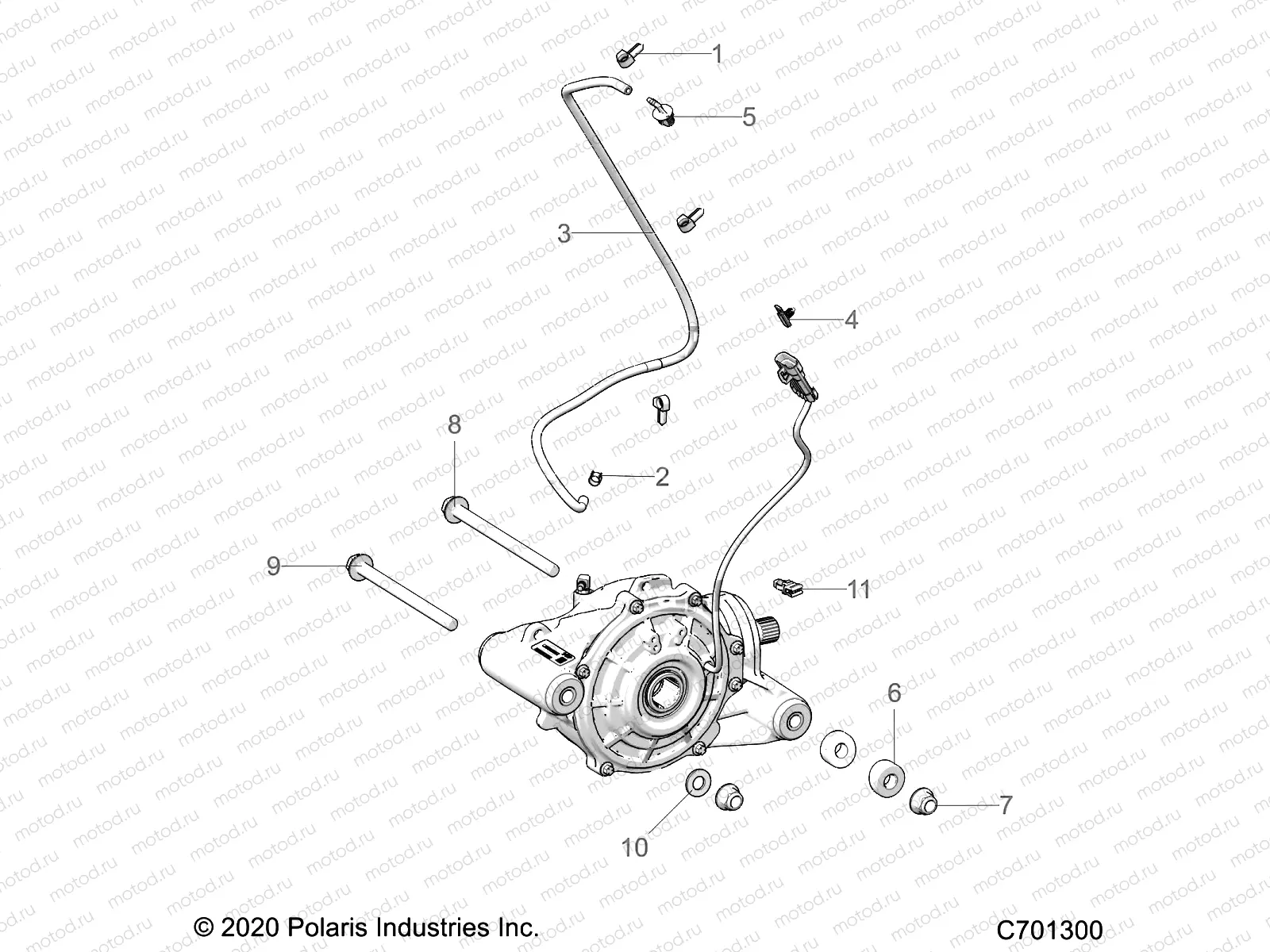 DRIVE TRAIN | DRIVE TRAIN, FRONT GEARCASE MOUNTING - R21RRE99FP/F9 (C701300)