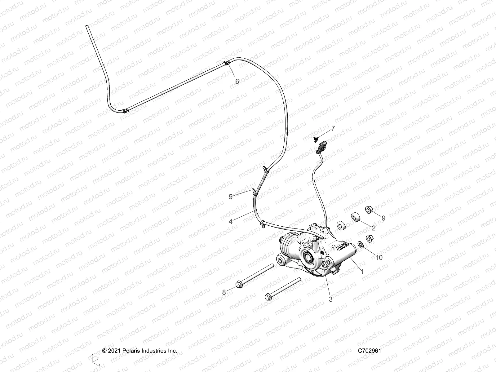 DRIVE TRAIN | DRIVE TRAIN, FRONT GEARCASE MOUNTING - R22RRB99AZ/BZ (C702961)