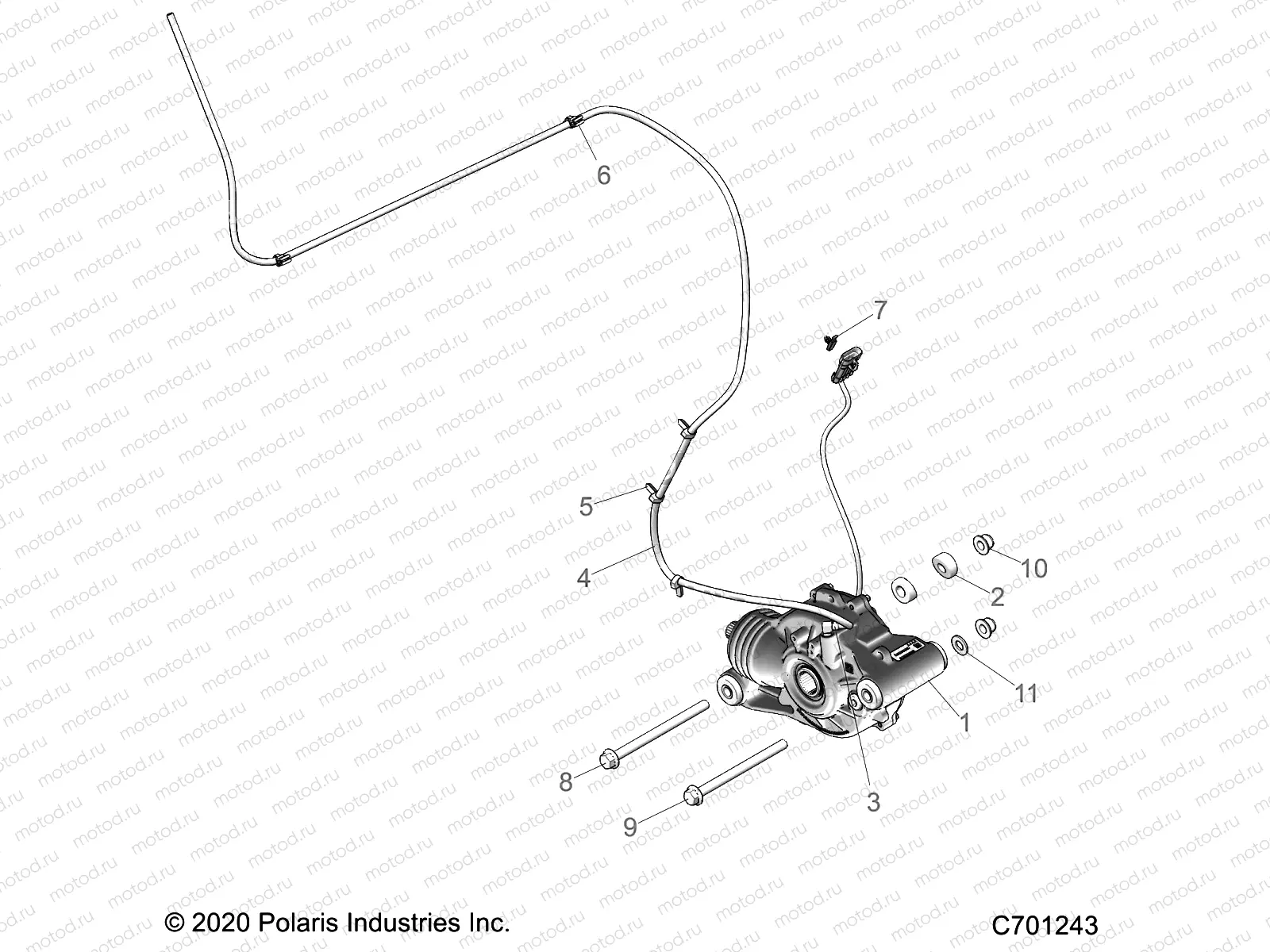 DRIVE TRAIN | DRIVE TRAIN, FRONT GEARCASE MOUNTING - R22RSB99AZ/BZ (C701243)