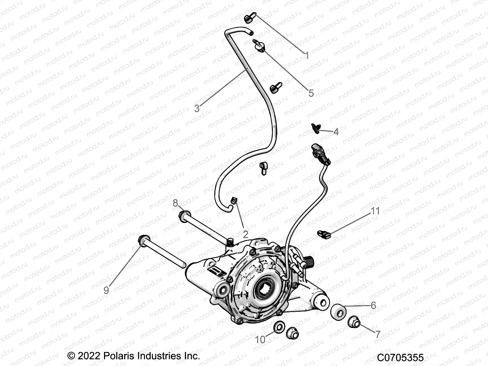 DRIVE TRAIN | DRIVE TRAIN, FRONT GEARCASE MOUNTING - R23RRV99AC (C0705355)
