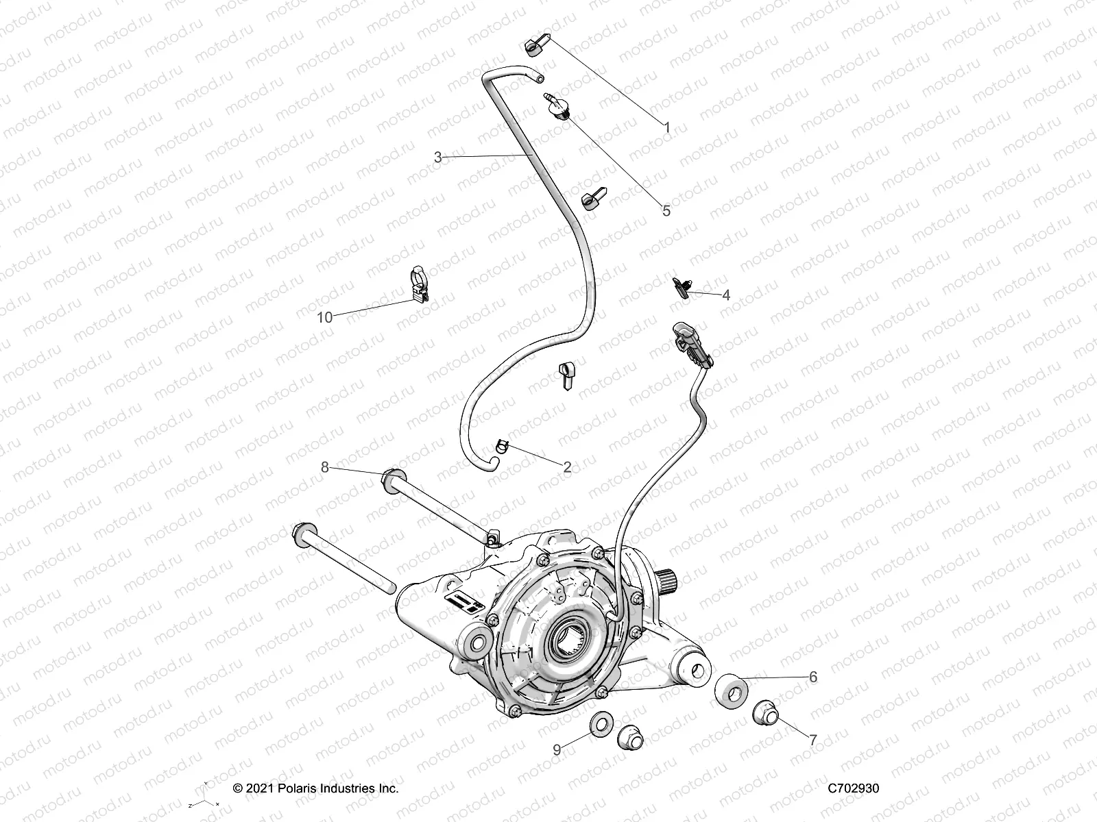 DRIVE TRAIN | DRIVE TRAIN, FRONT GEARCASE MOUNTING - R23T6E99ND (C702930)