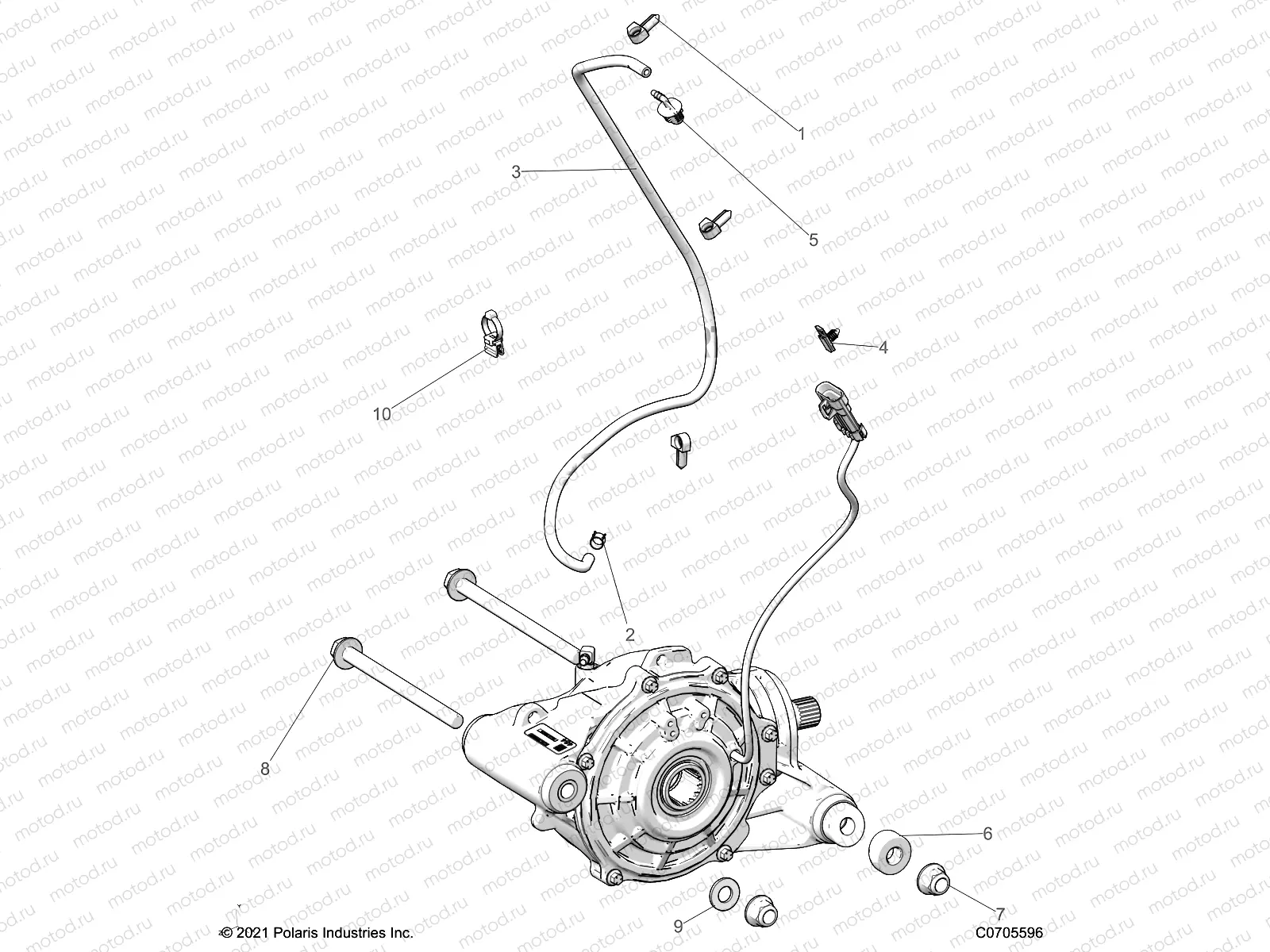 DRIVE TRAIN | DRIVE TRAIN, FRONT GEARCASE MOUNTING - R23TAE99A1/A9/B1/B9 (C0705596)