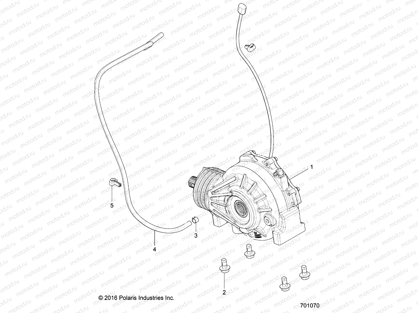 DRIVE TRAIN | DRIVE TRAIN, FRONT GEARCASE MOUNTING - Z17VA/E/X87 ALL OPTIONS (701070)