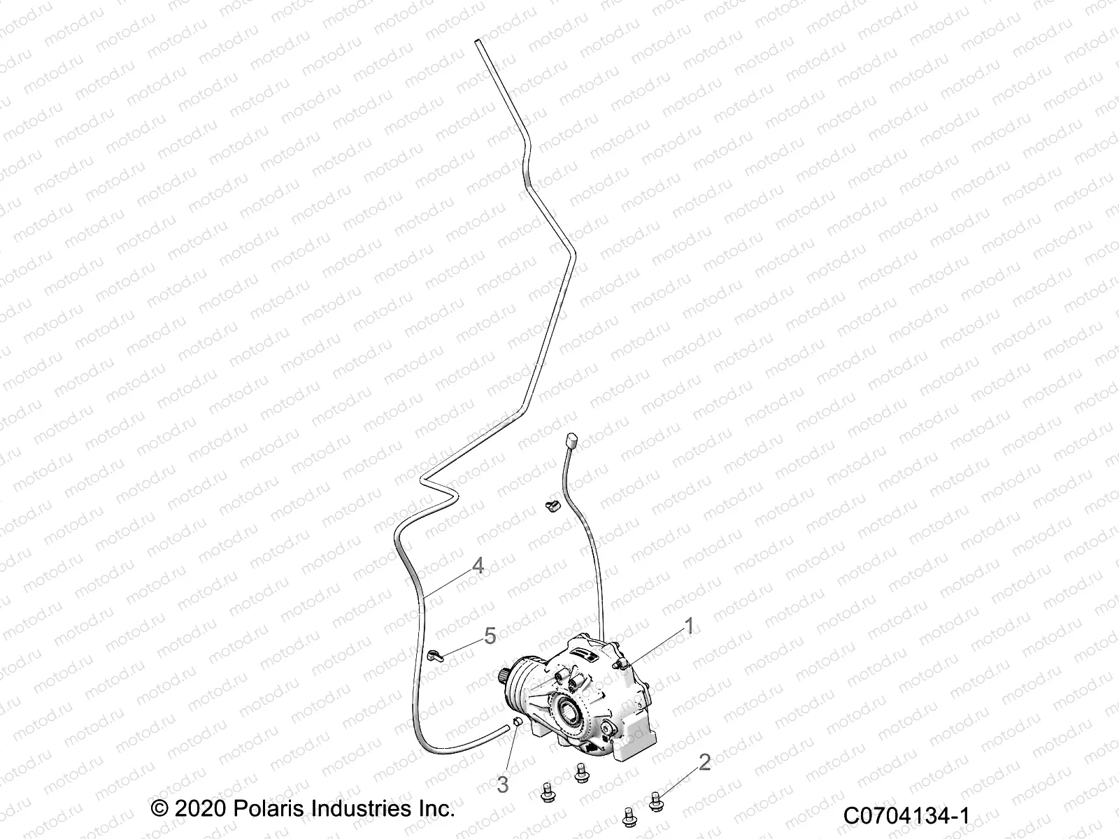 DRIVE TRAIN | DRIVE TRAIN, FRONT GEARCASE MOUNTING - Z22N4M99AR (C700546-1)
