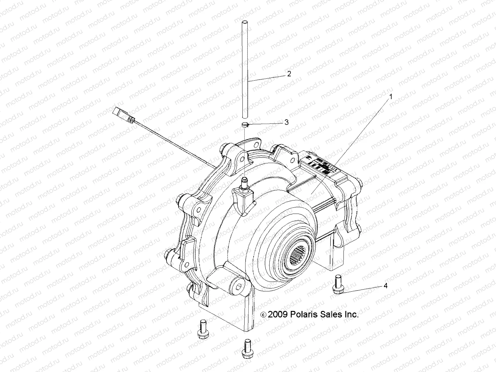 DRIVE TRAIN | DRIVE TRAIN, FRONT GEARCASE - R10HR76AG/AR (49RGRTRANS106X6)