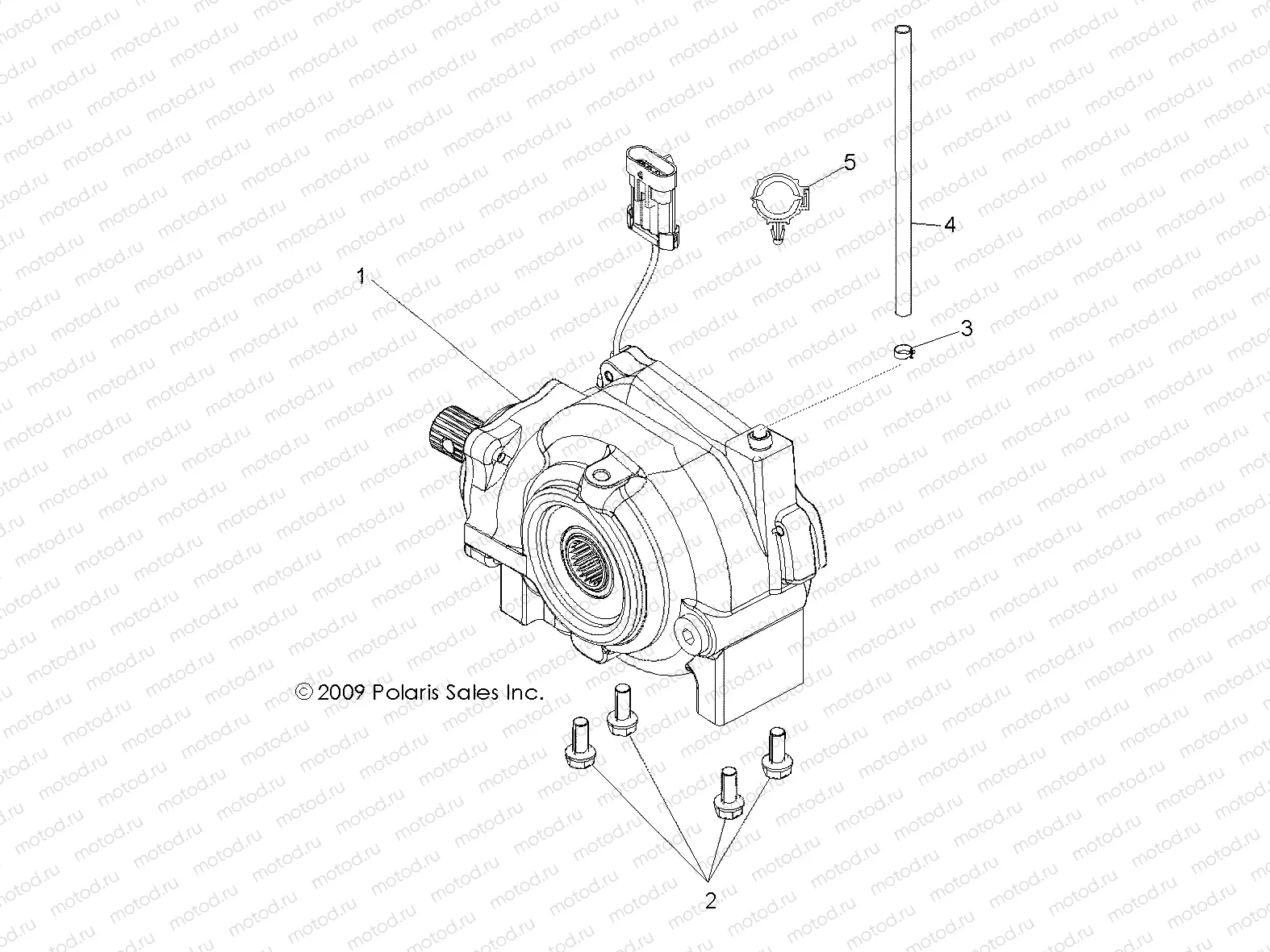 DRIVE TRAIN | DRIVE TRAIN, FRONT GEARCASE - R10XH76AA (49RGRGEARCASEMTG10RZRS)