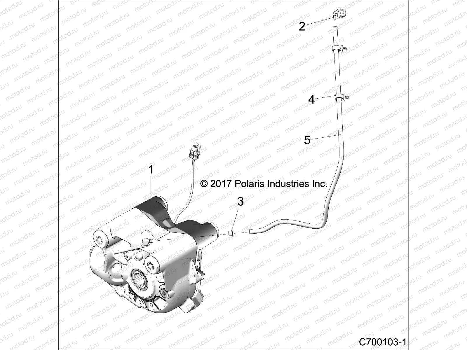 DRIVE TRAIN | DRIVE TRAIN, FRONT GEARCASE VENTING - Z19VGE99AK/AW/BK/BW (C700103-1)