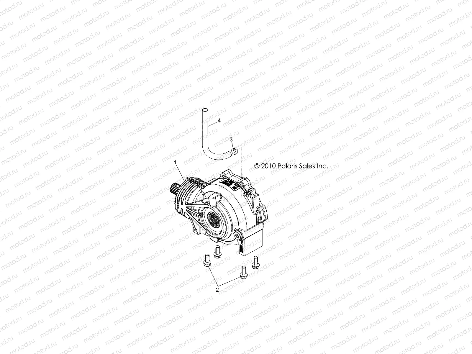 DRIVE TRAIN | DRIVE TRAIN, FRONT GEARCASE - Z14JT9EFX (49RGRGEARCASEMTG11RZR875)