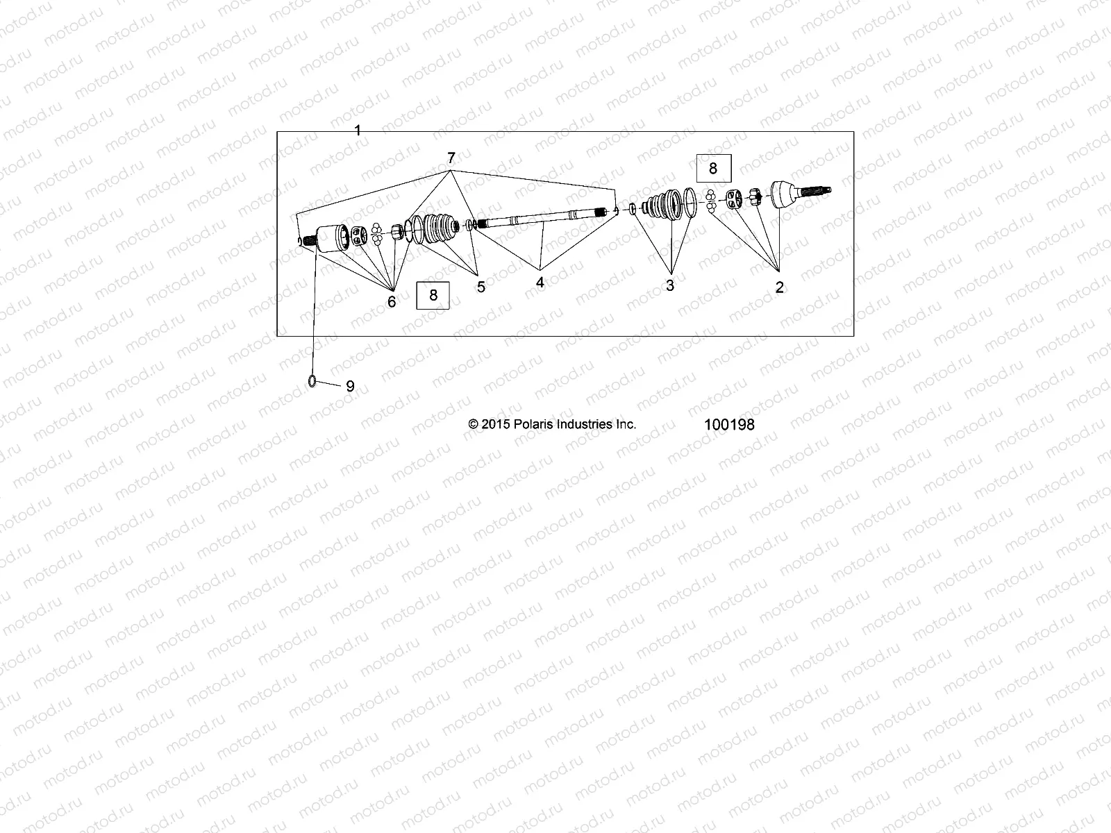 DRIVE TRAIN | DRIVE TRAIN, FRONT HALF SHAFT - A16DAA57F1/F2/E57FM (100198)