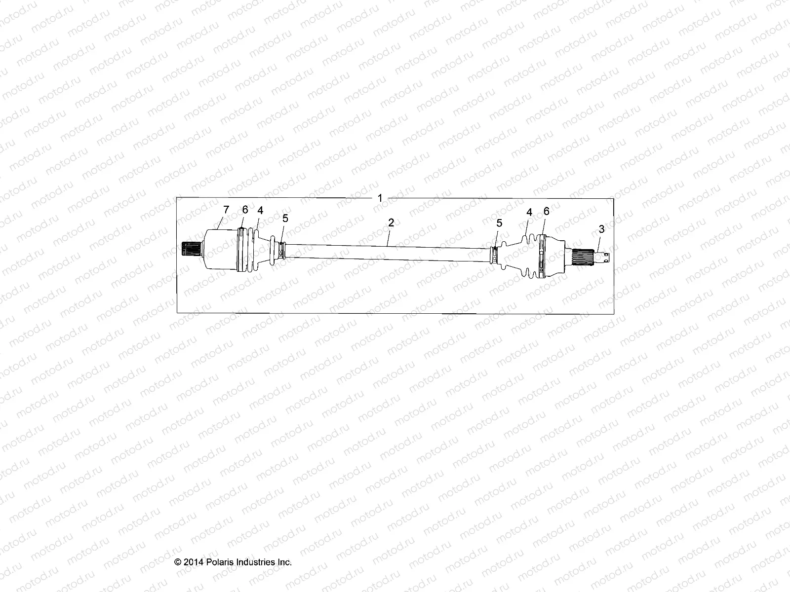 DRIVE TRAIN | DRIVE TRAIN, FRONT HALF SHAFT (IF BUILT 10/19/15 AND BEFORE) - Z16VFE99AF/AM/M99AM (49RGRSHAFTDRV1510004)