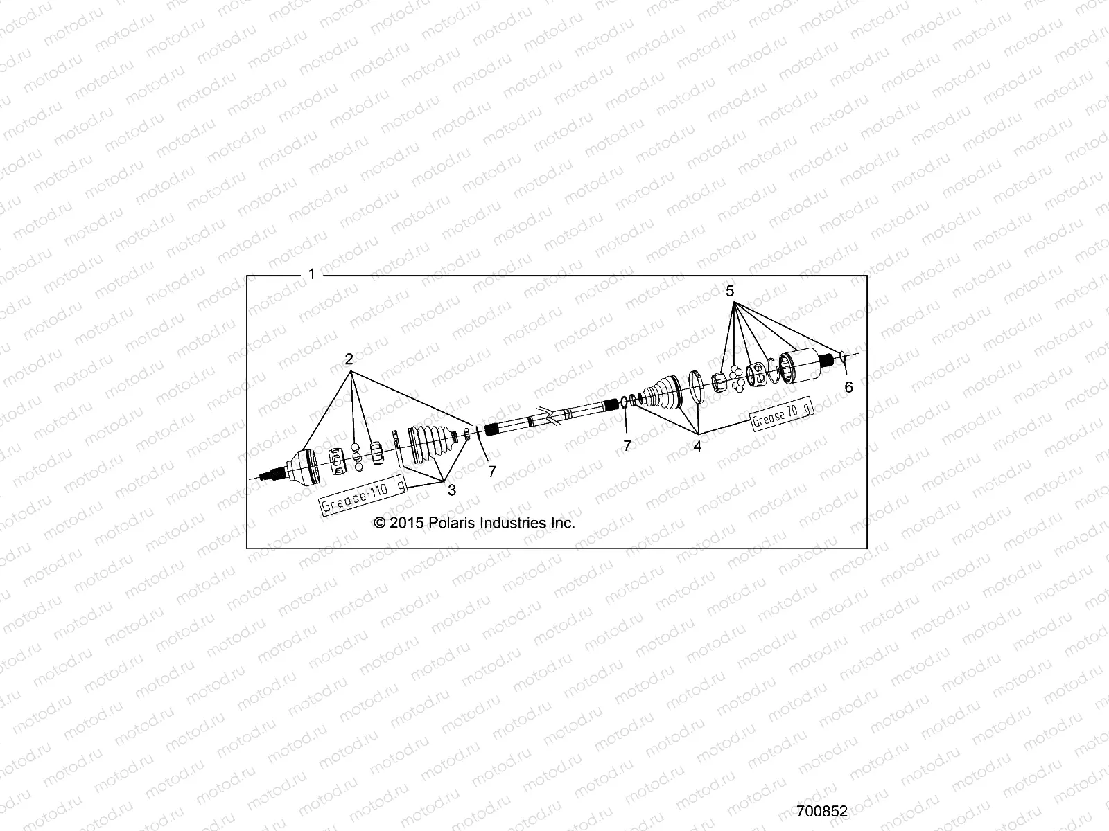 DRIVE TRAIN | DRIVE TRAIN, FRONT HALF SHAFT - R16RTM87AL (700852)