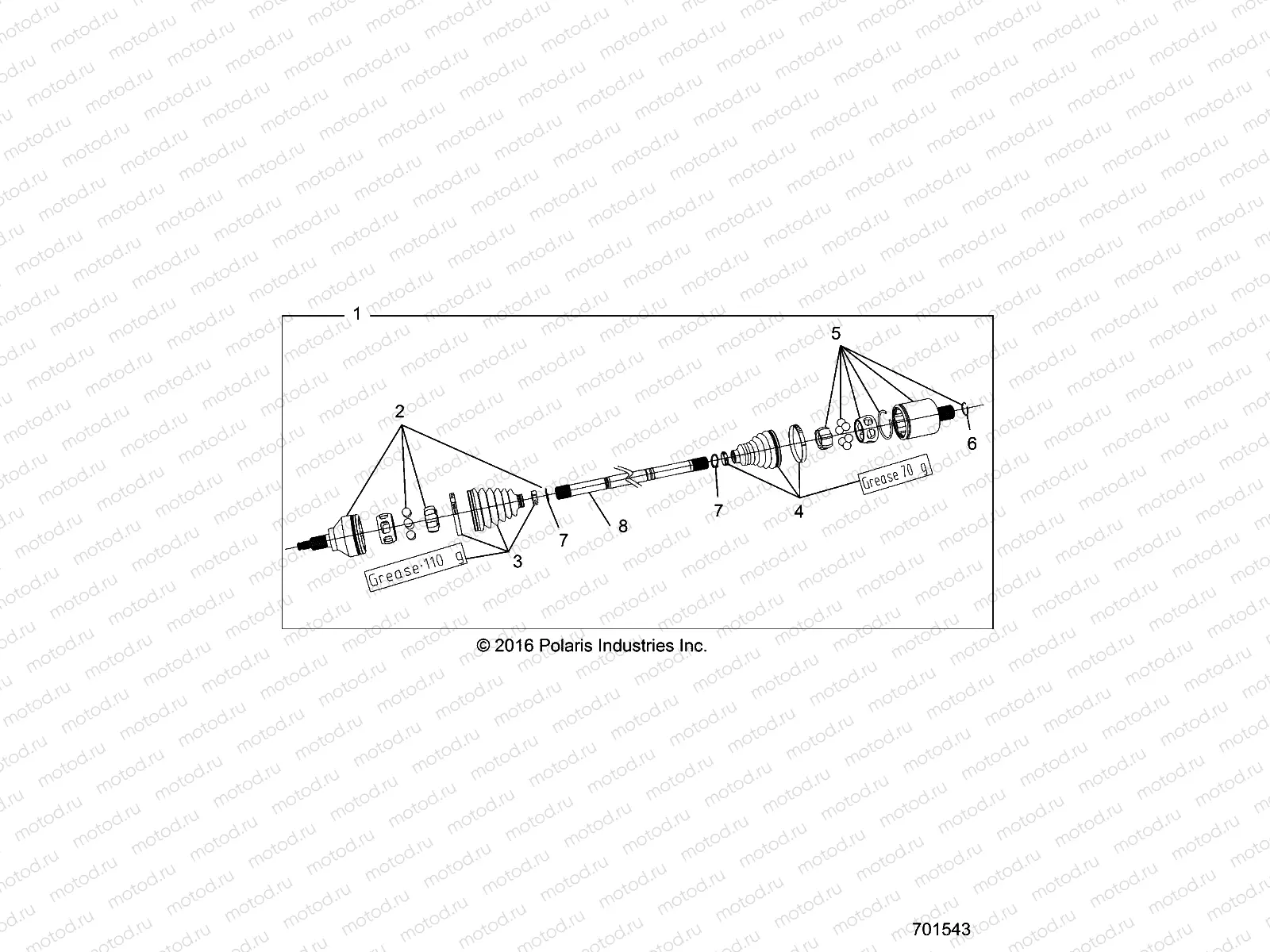 DRIVE TRAIN | DRIVE TRAIN, FRONT HALF SHAFT - R19RSB99A9/B9 (701543)