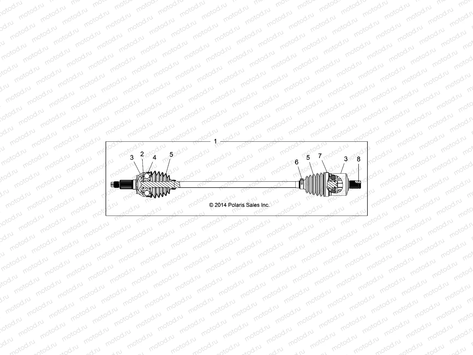 DRIVE TRAIN | DRIVE TRAIN, FRONT HALF SHAFT - Z16VDE99AF/AM/LM (RGRSHAFTDRV151000)